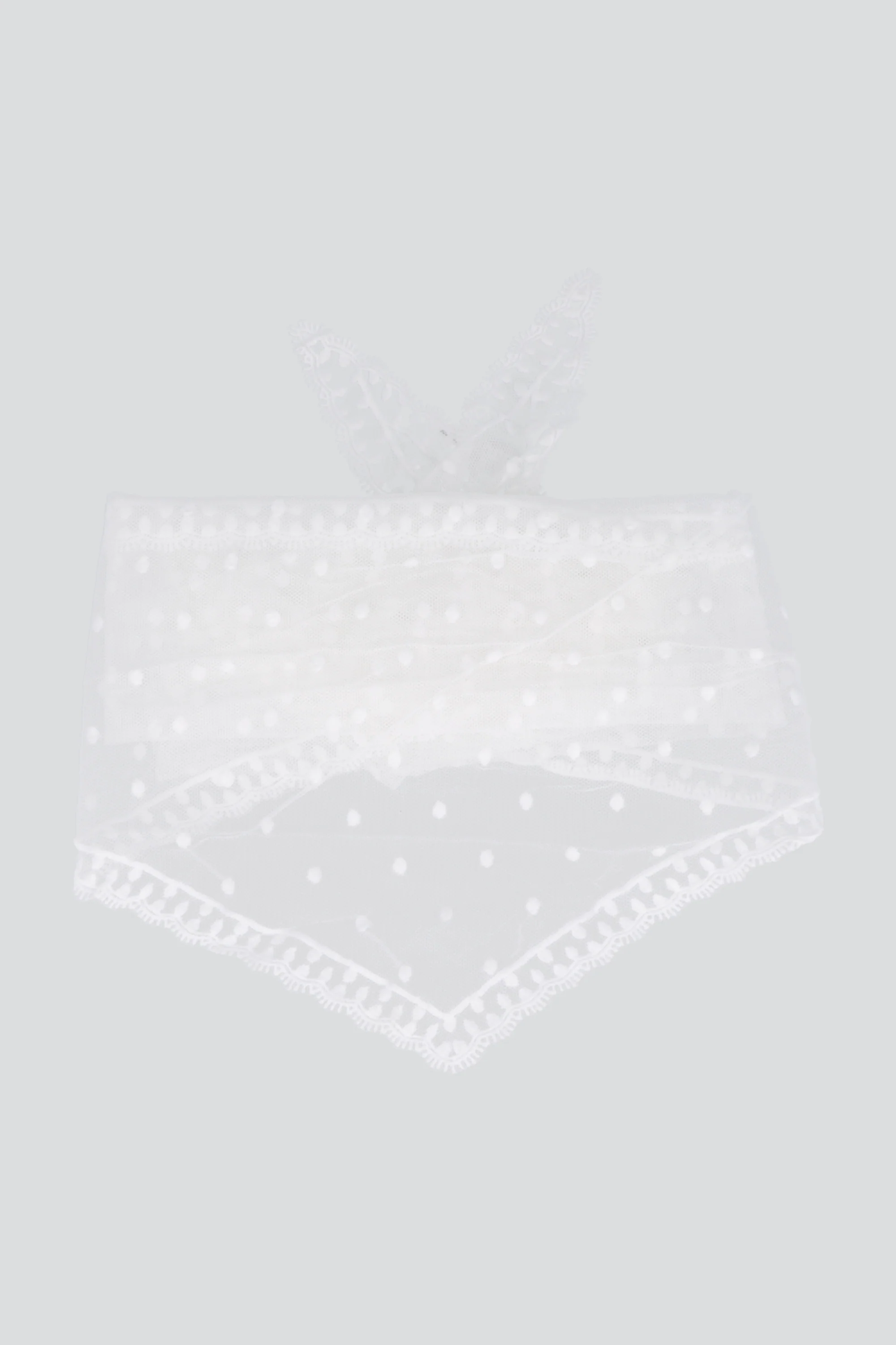 Pañuelo organza puntos bordados - Image 3