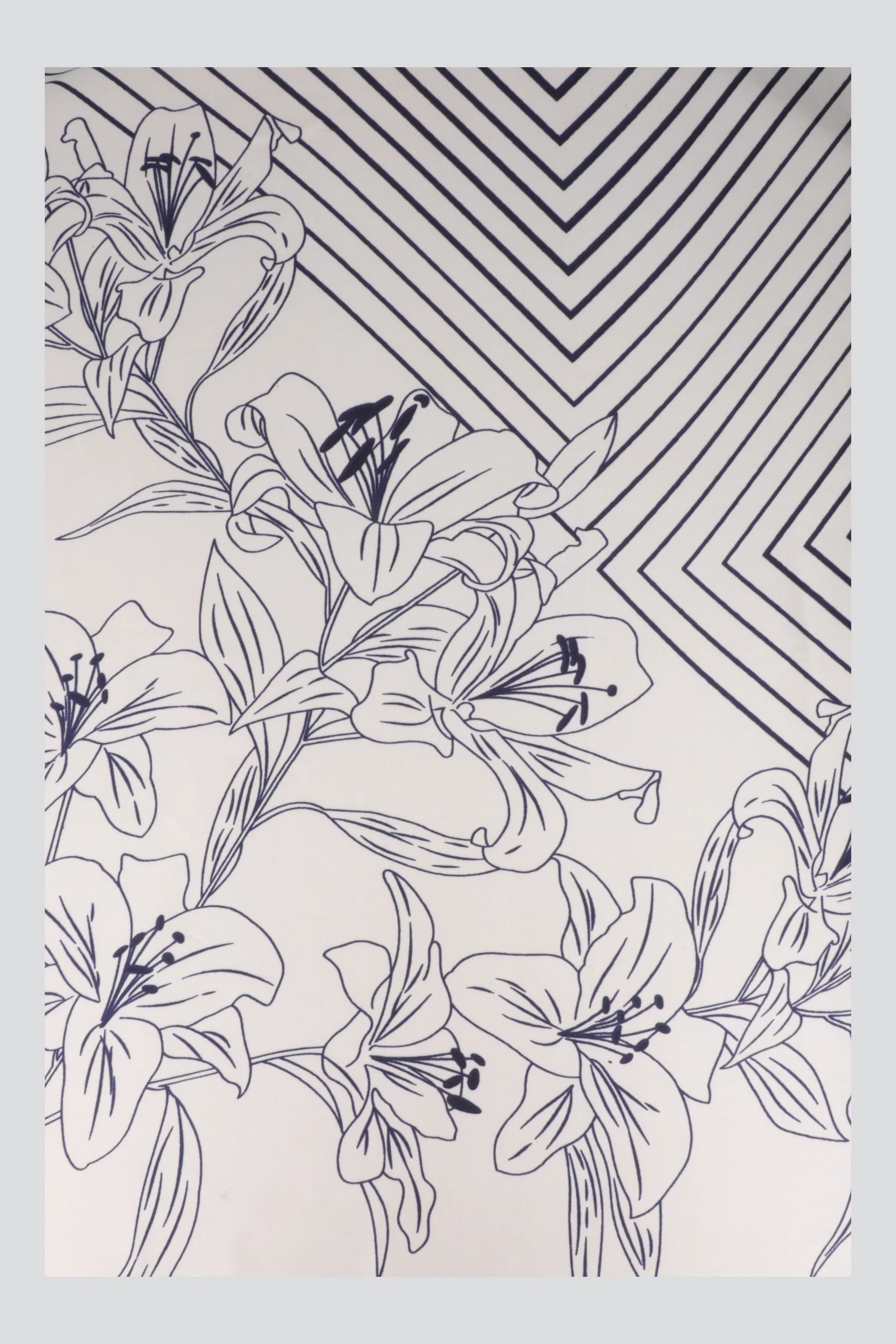 Pañuelo rayas flores - Image 3