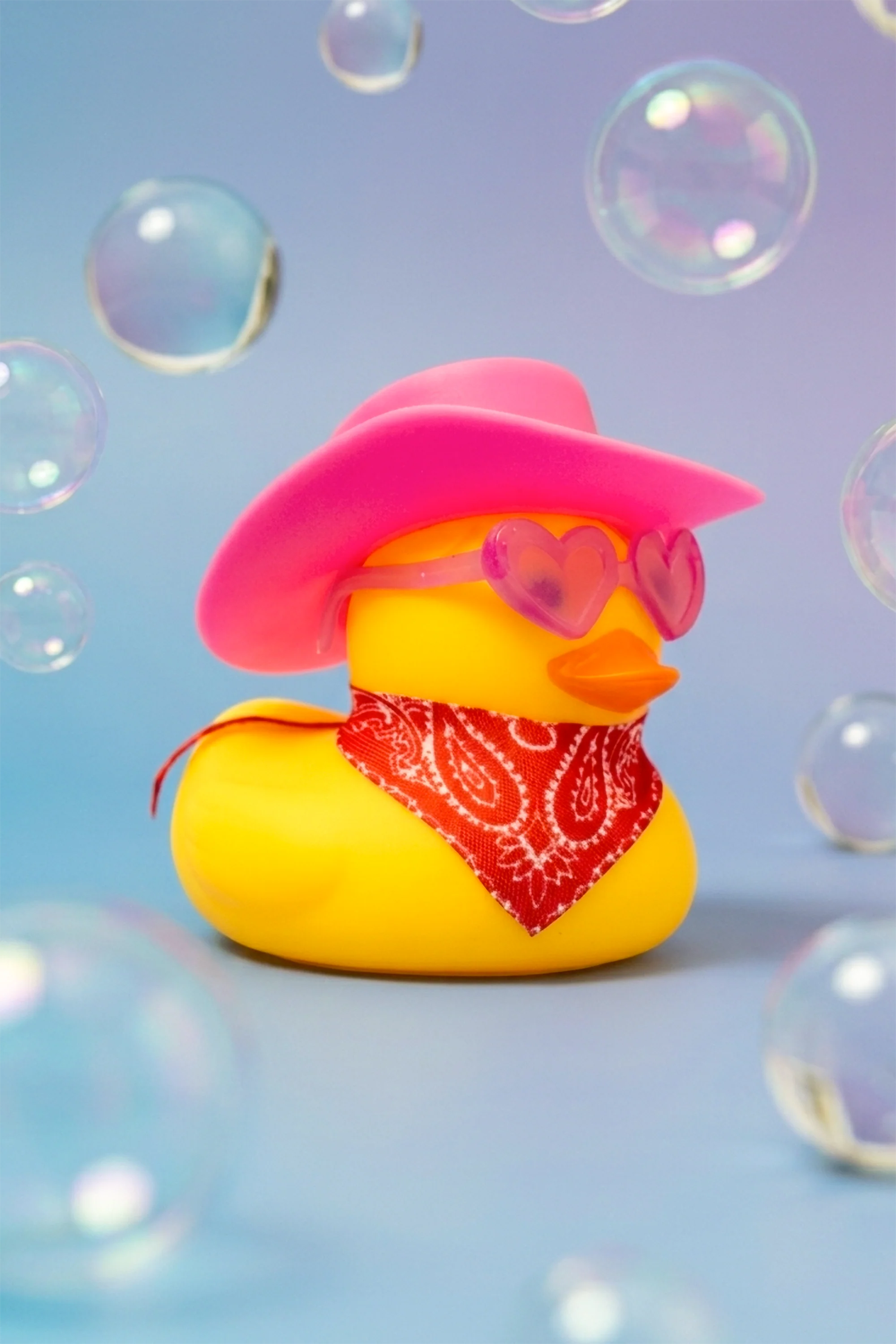 Patito vaquero decorativo