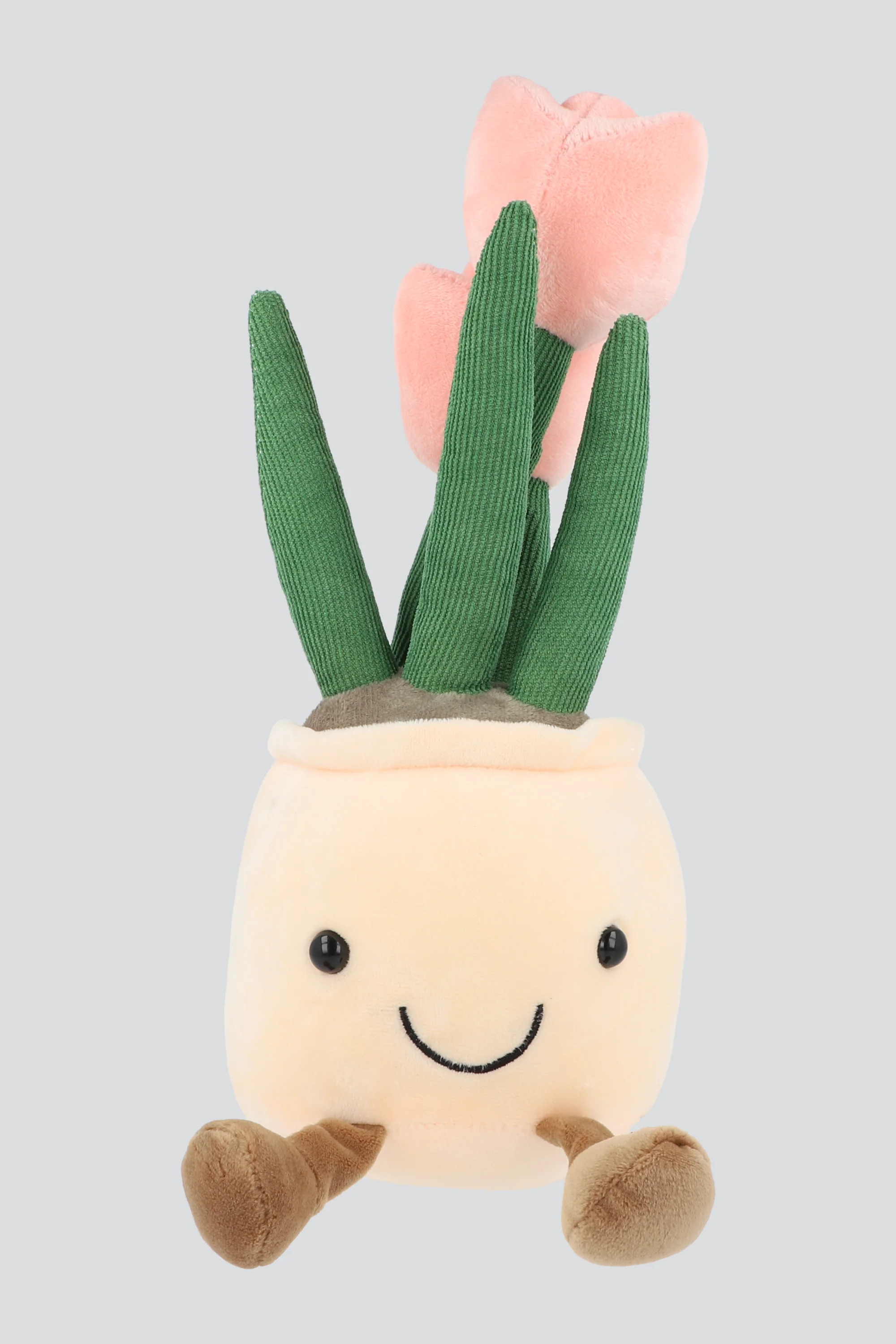 Peluche maceta tulipan