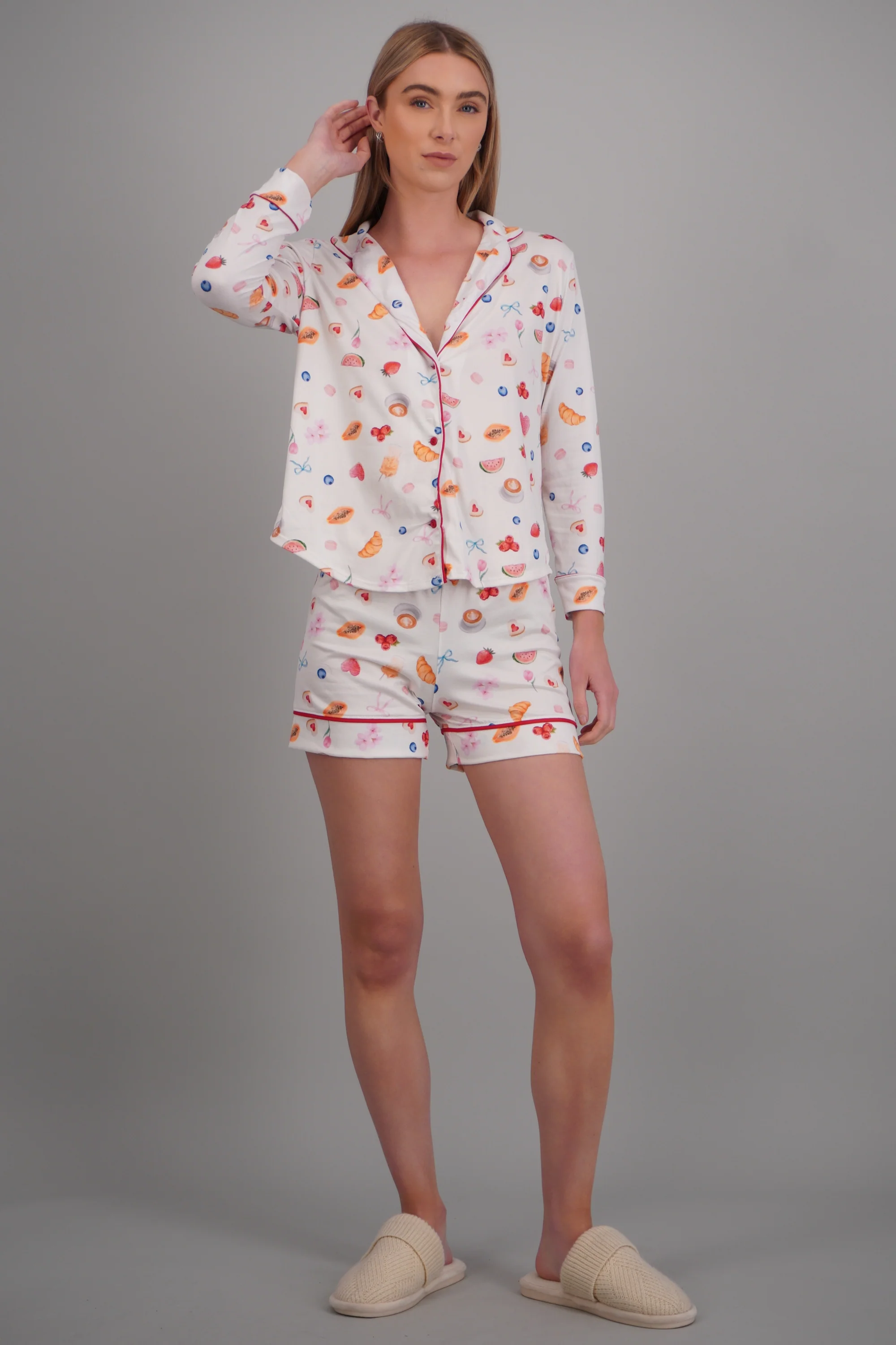 Pijama estampado brunch - Image 2
