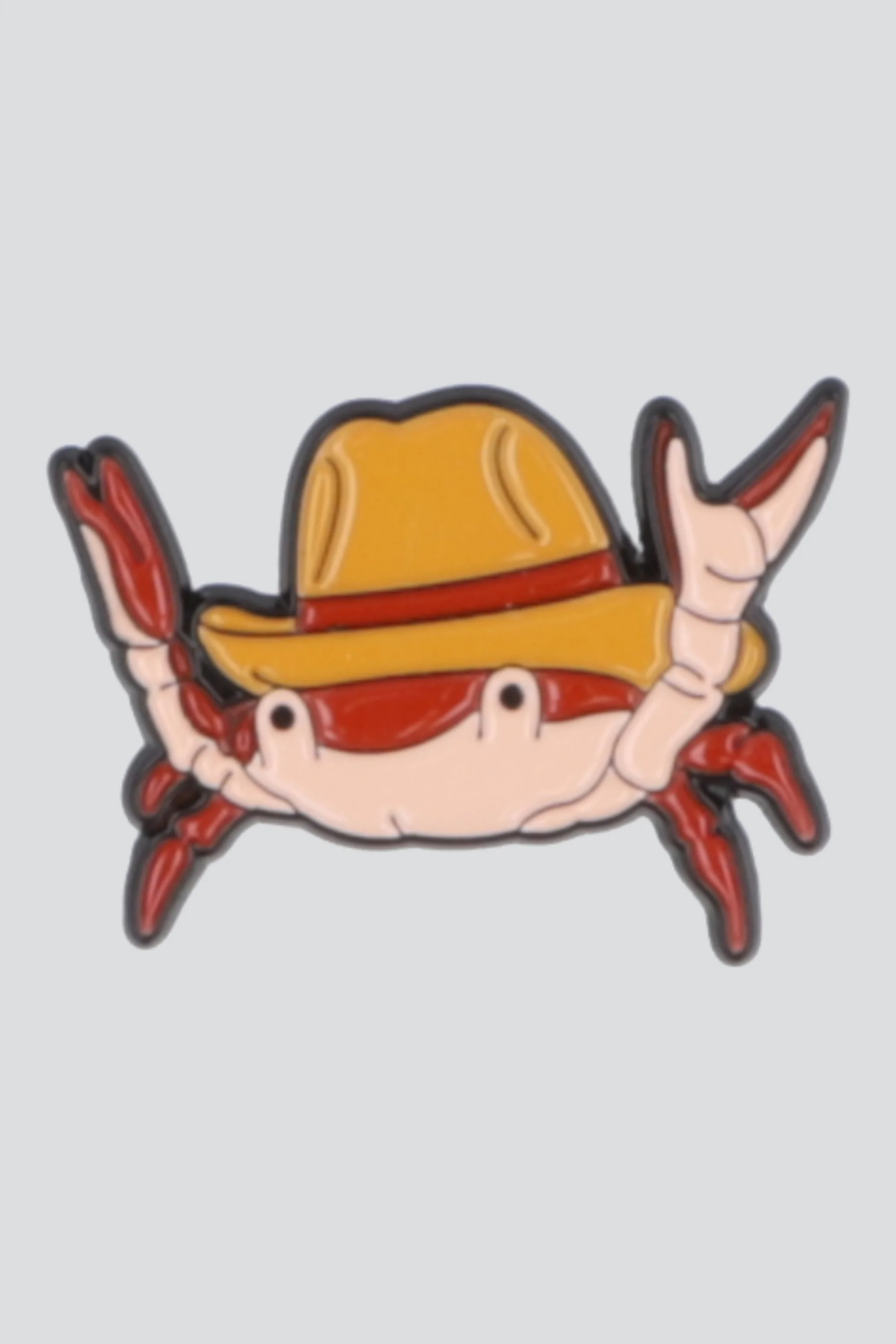 Pin cangrejo con sombrero