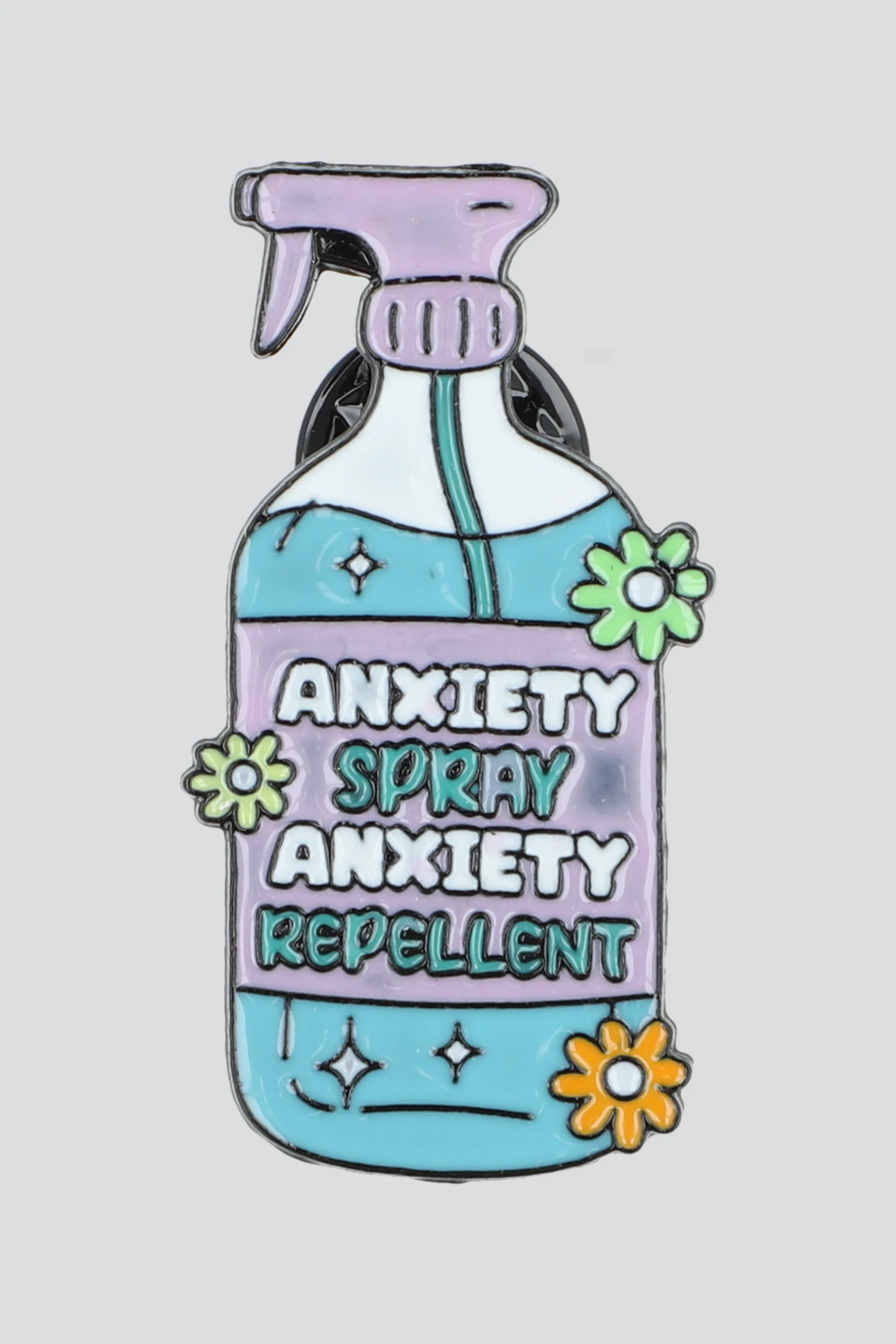 Pin spray anxiety