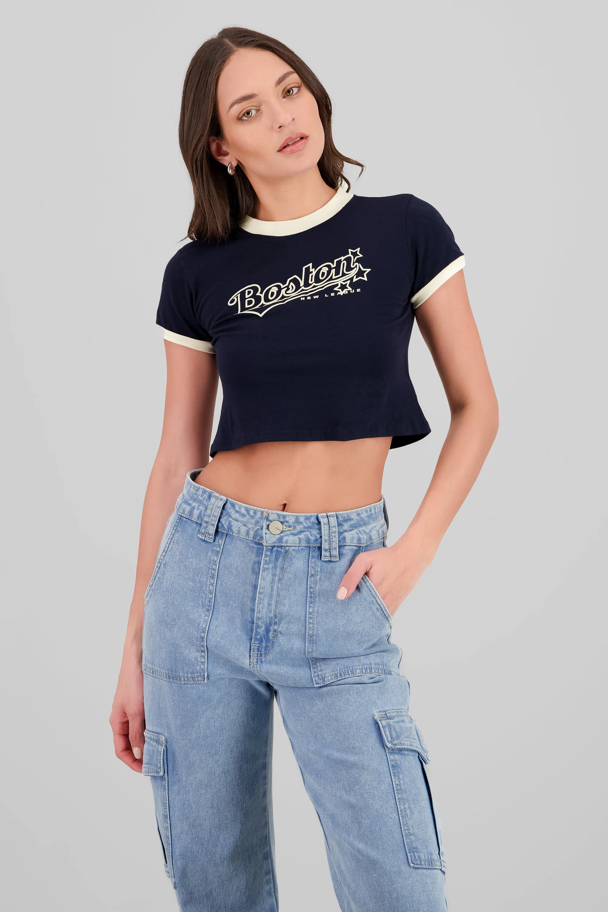 Playera contrastes boston - Image 2