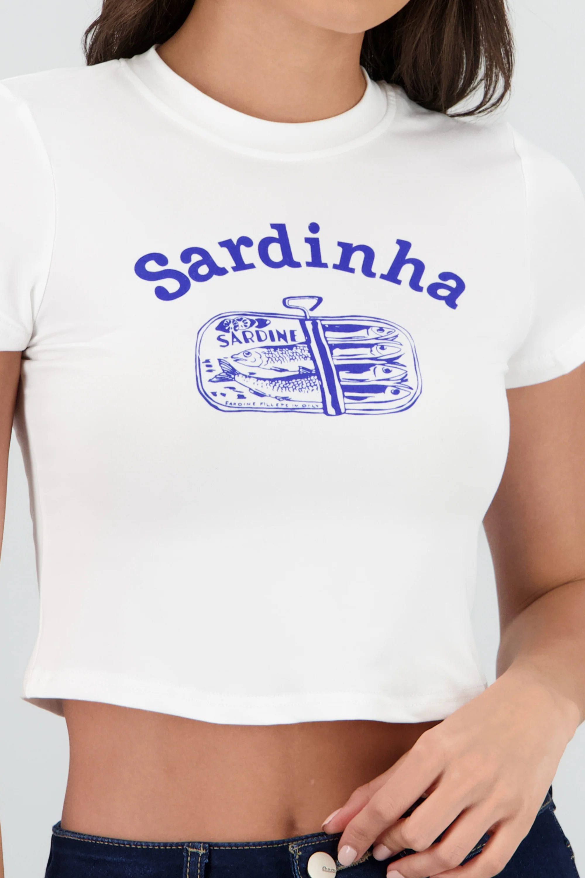 Playera corta sardinha tacto suave - Image 5