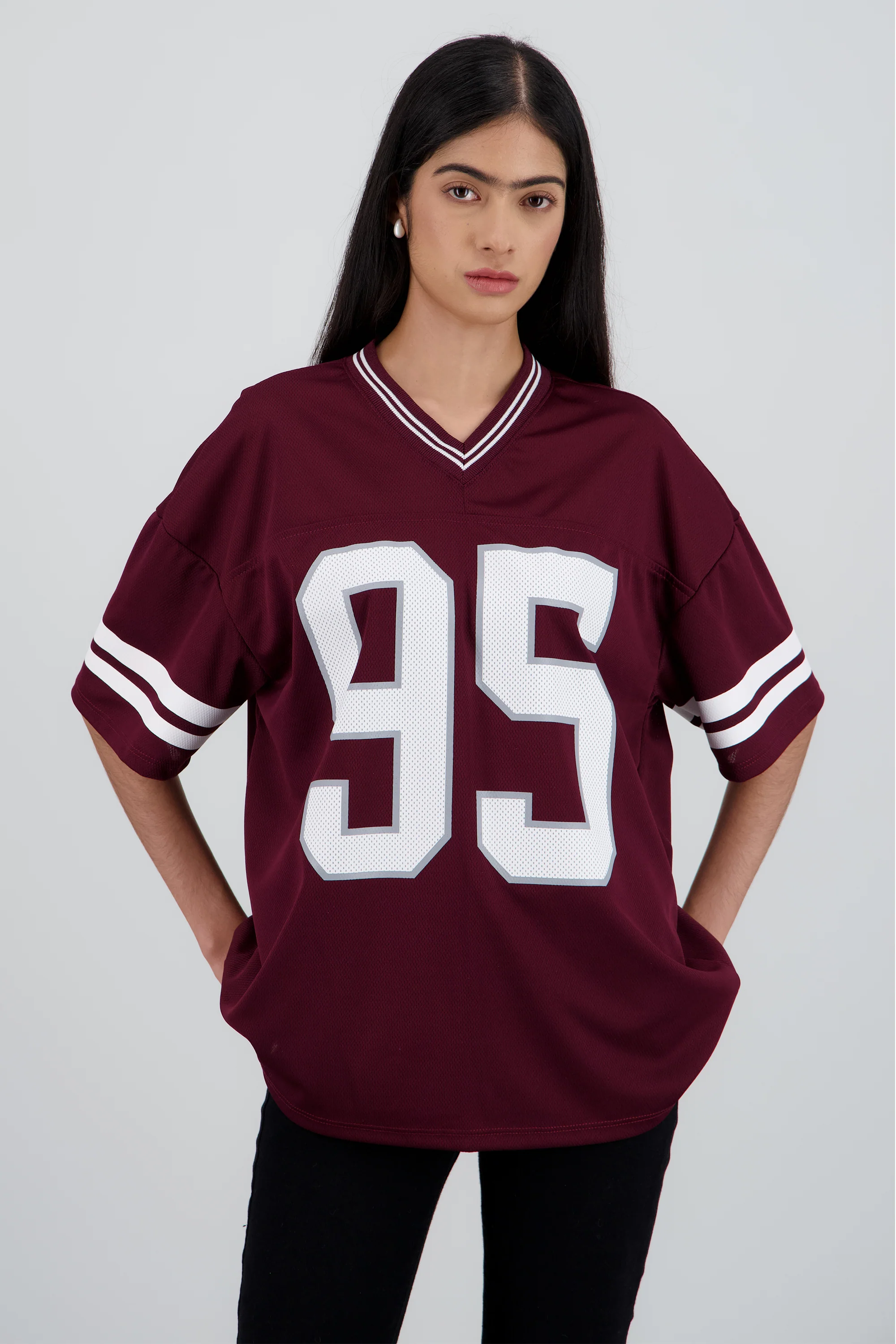 Playera deportiva estampado numeros - Image 2