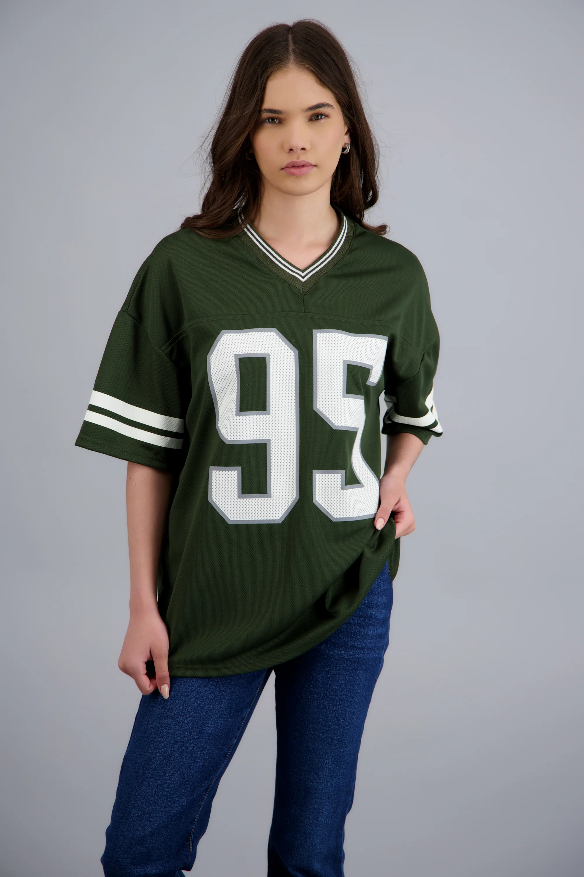 Playera deportiva estampado numeros - Image 3