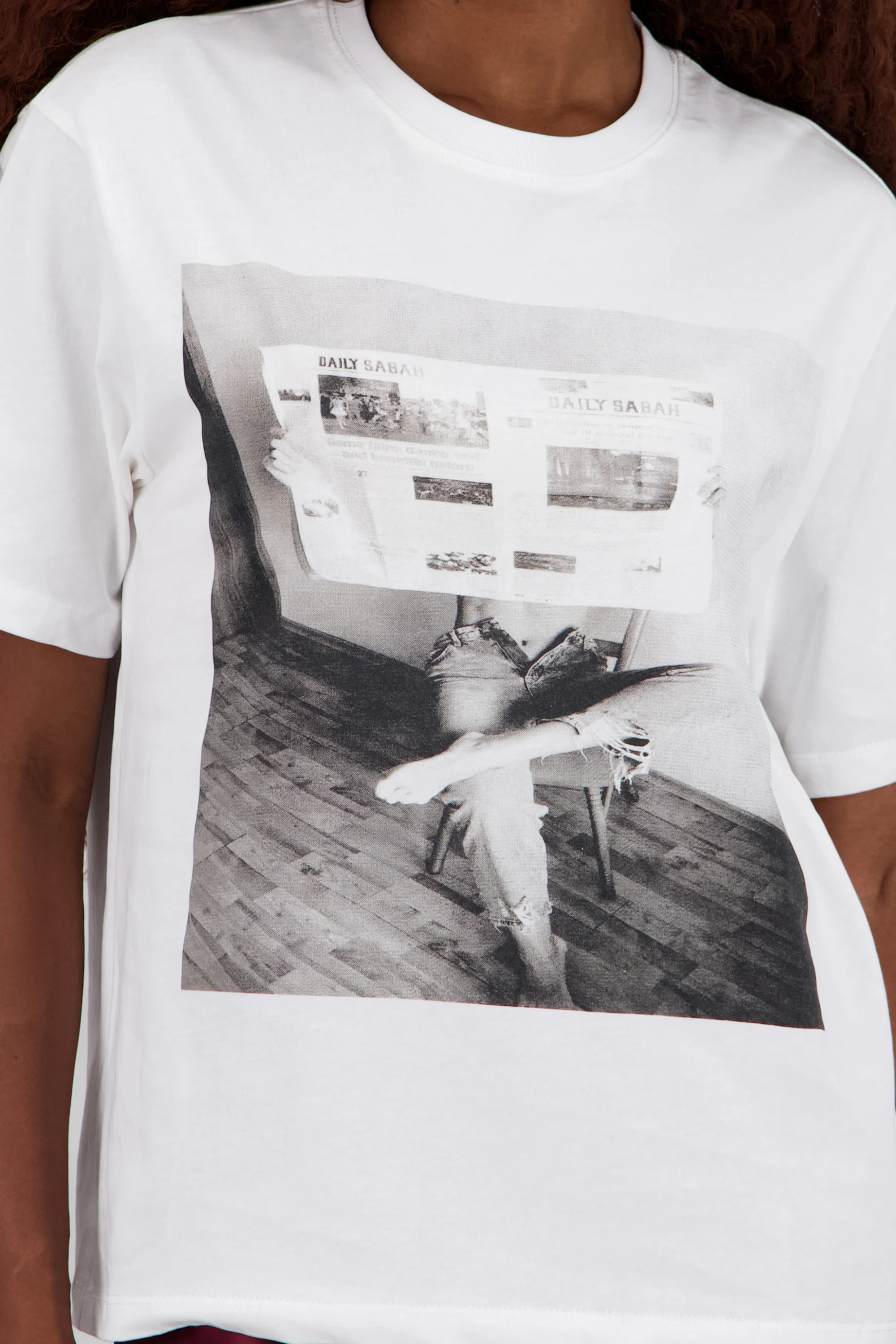 Playera estampada lisa - Image 5