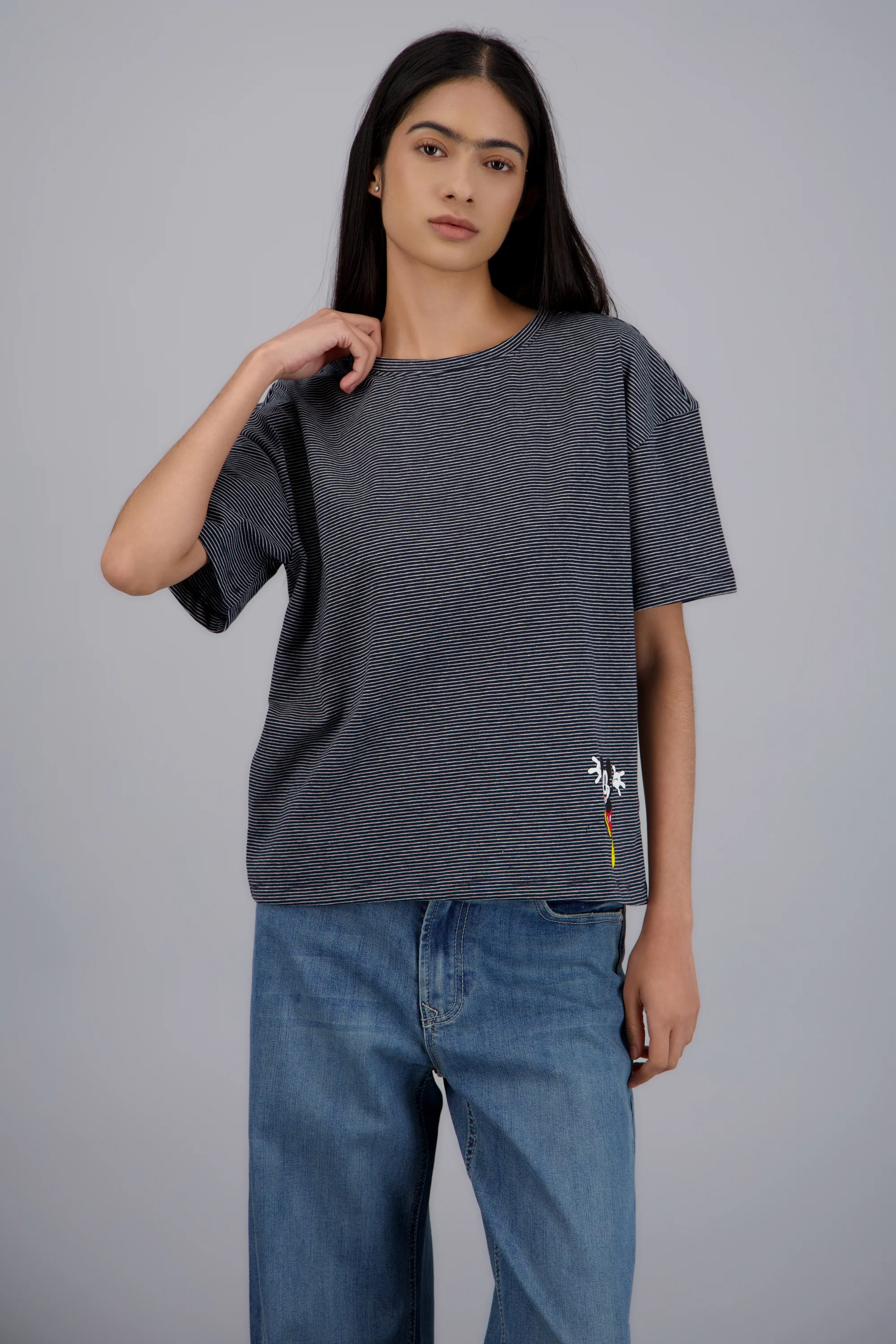 Playera manga larga lineas mickey mouse - Image 2