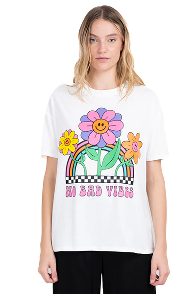 Playera Oversize Margaritas Felices - Image 2