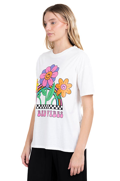 Playera Oversize Margaritas Felices - Image 4
