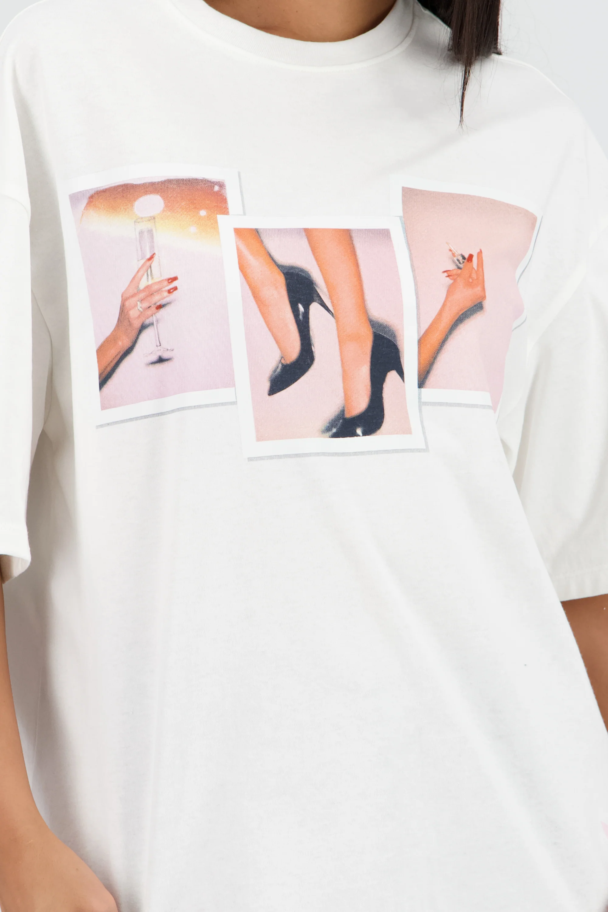 Playera oversized Playboy polaroids - Image 5