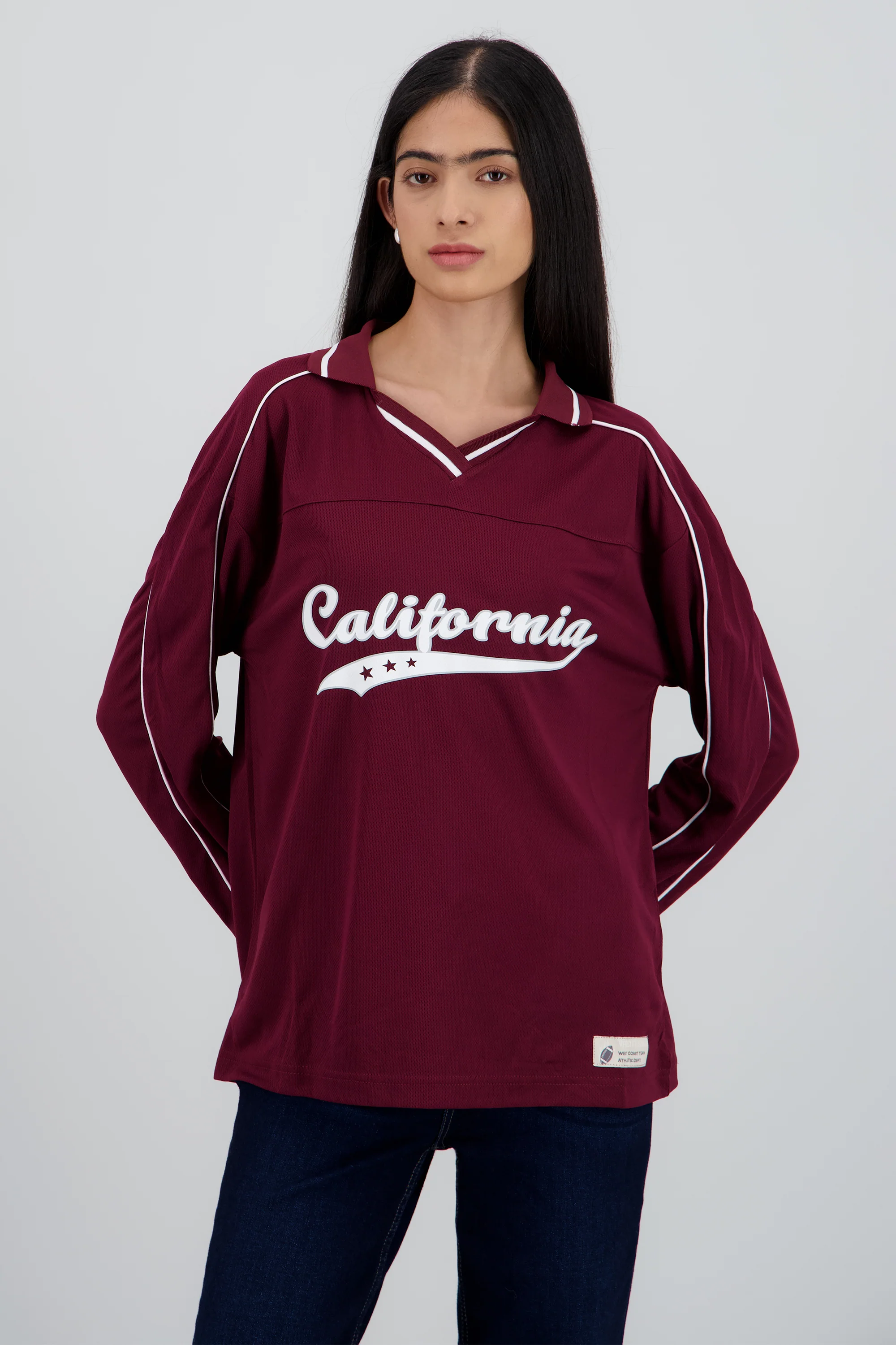 Playera tipo jersey California manga larga - Image 2