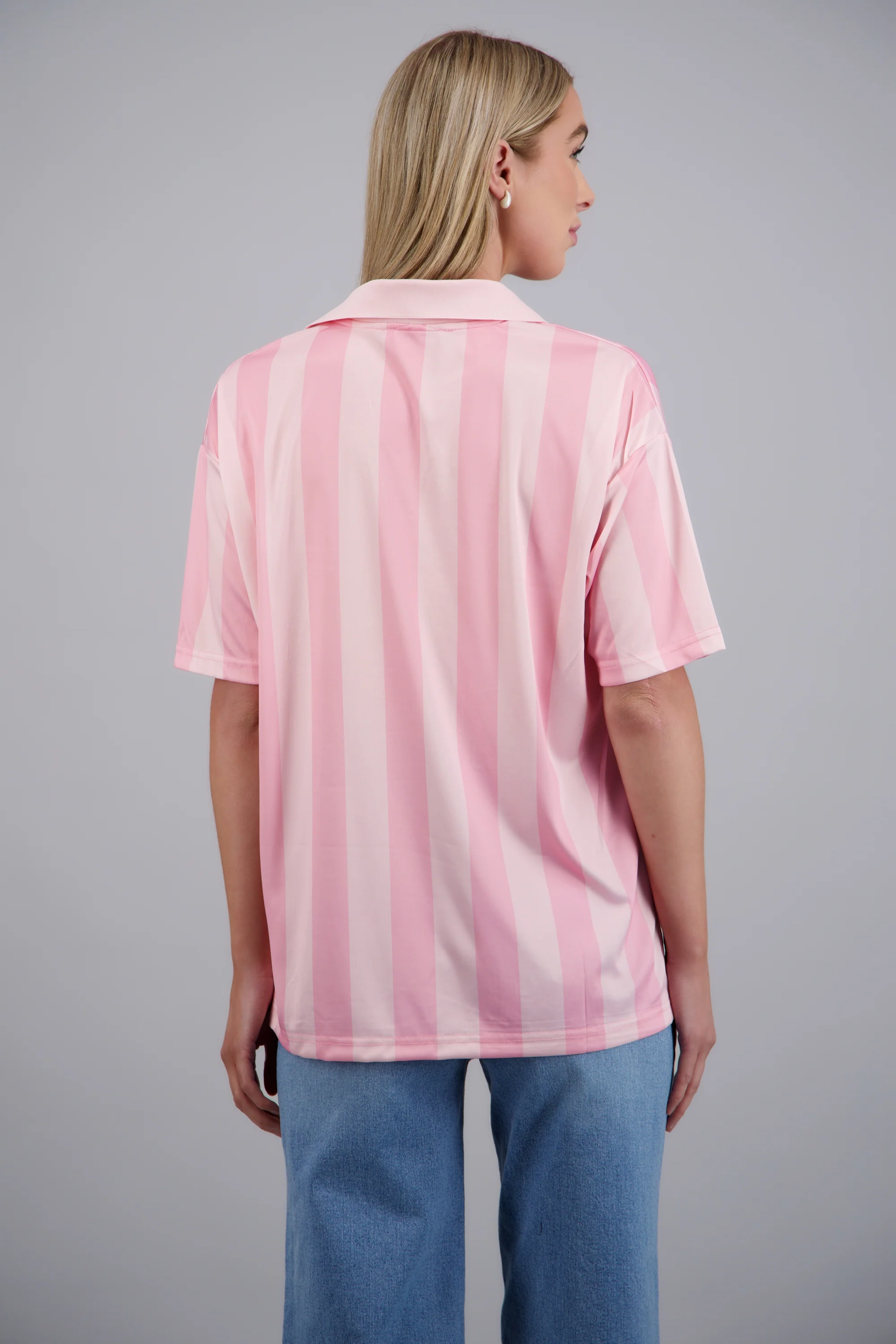 Playera tipo jersey rayas - Image 4