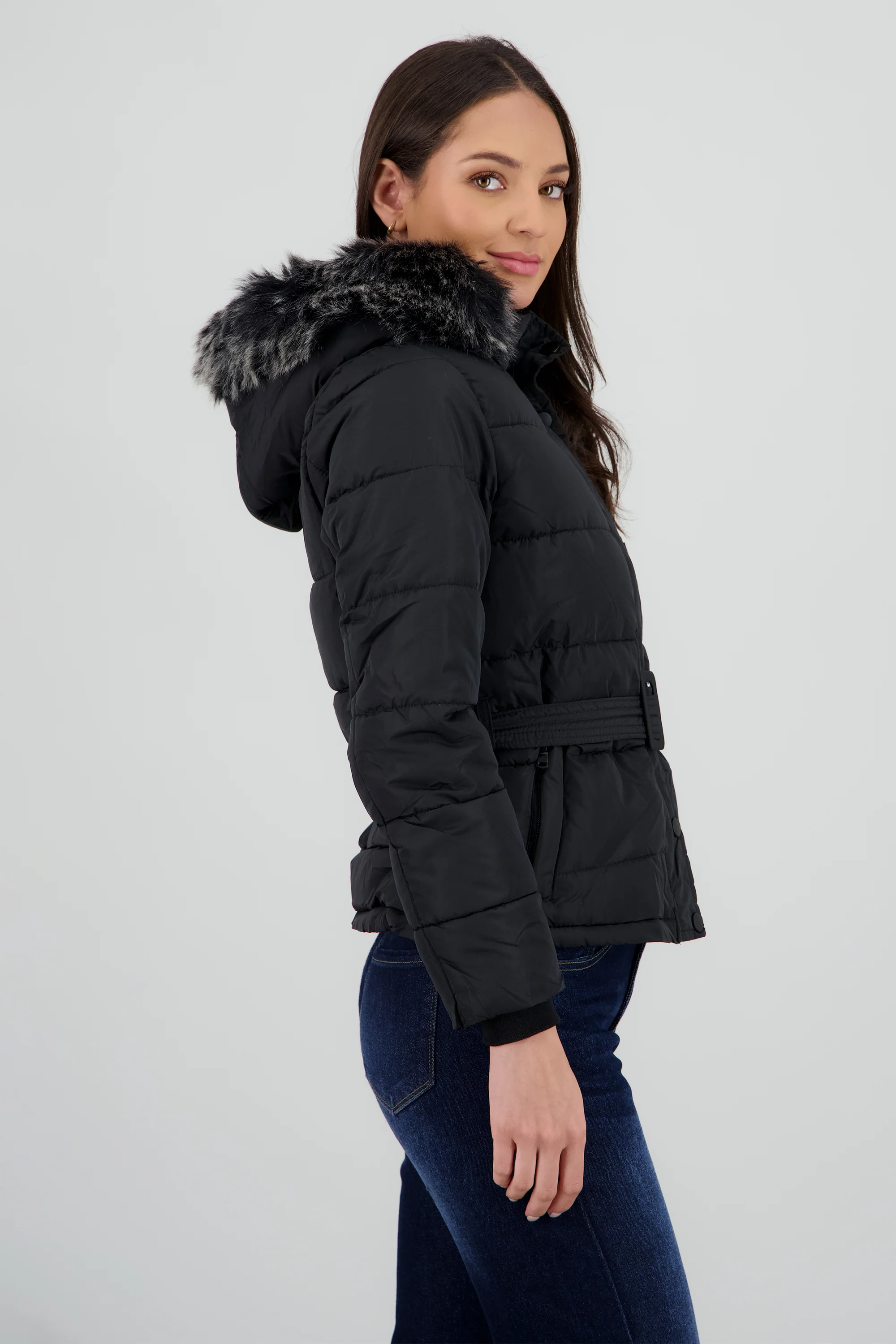 Puffer con cinturon - Image 3