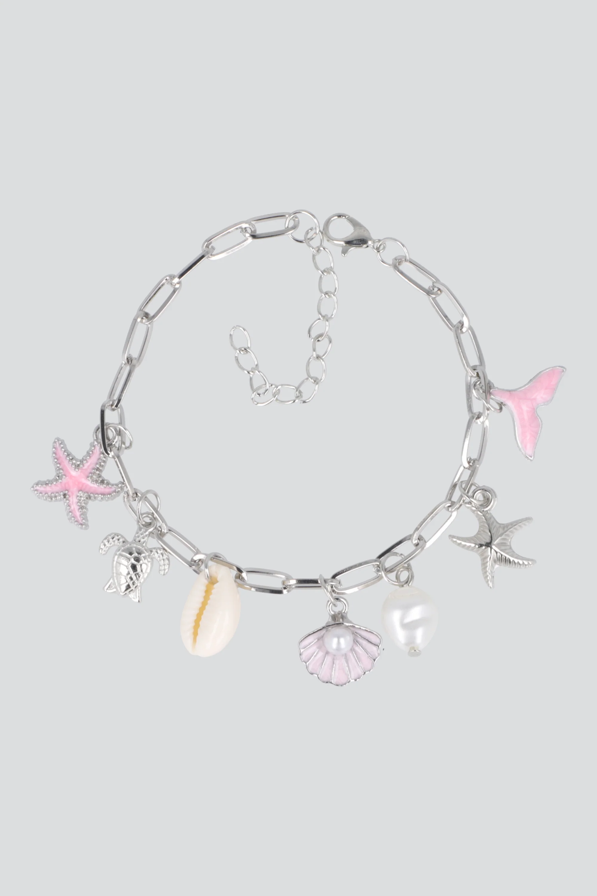Pulsera cadena charms mar