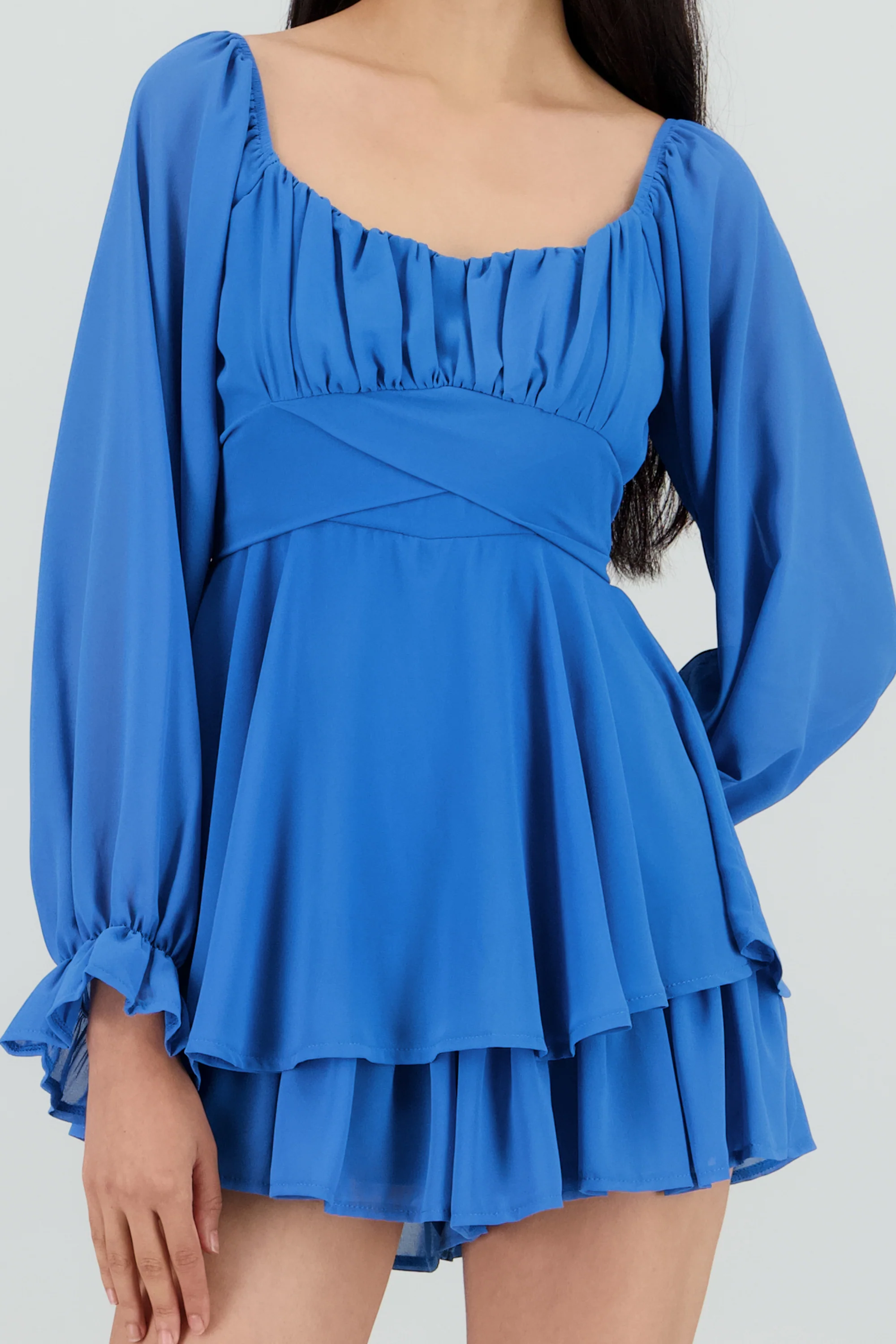 Romper mini manga larga mesh - Image 5
