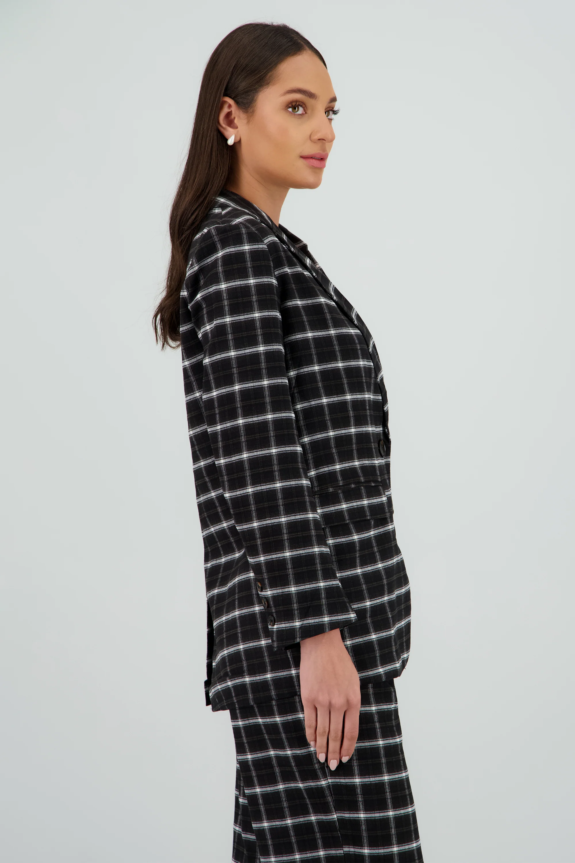Saco oversized cuadros - Image 3