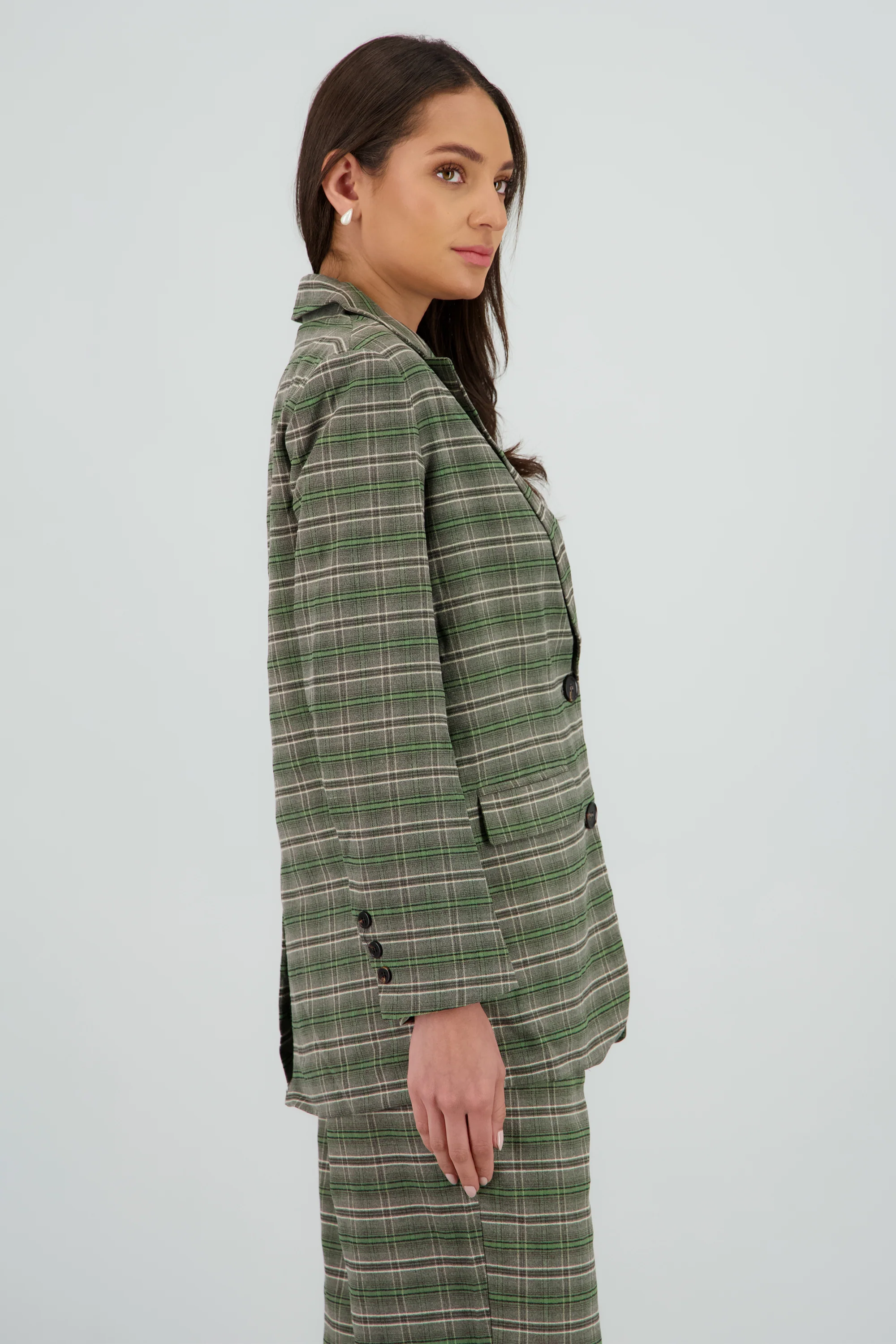 Saco oversized cuadros - Image 3