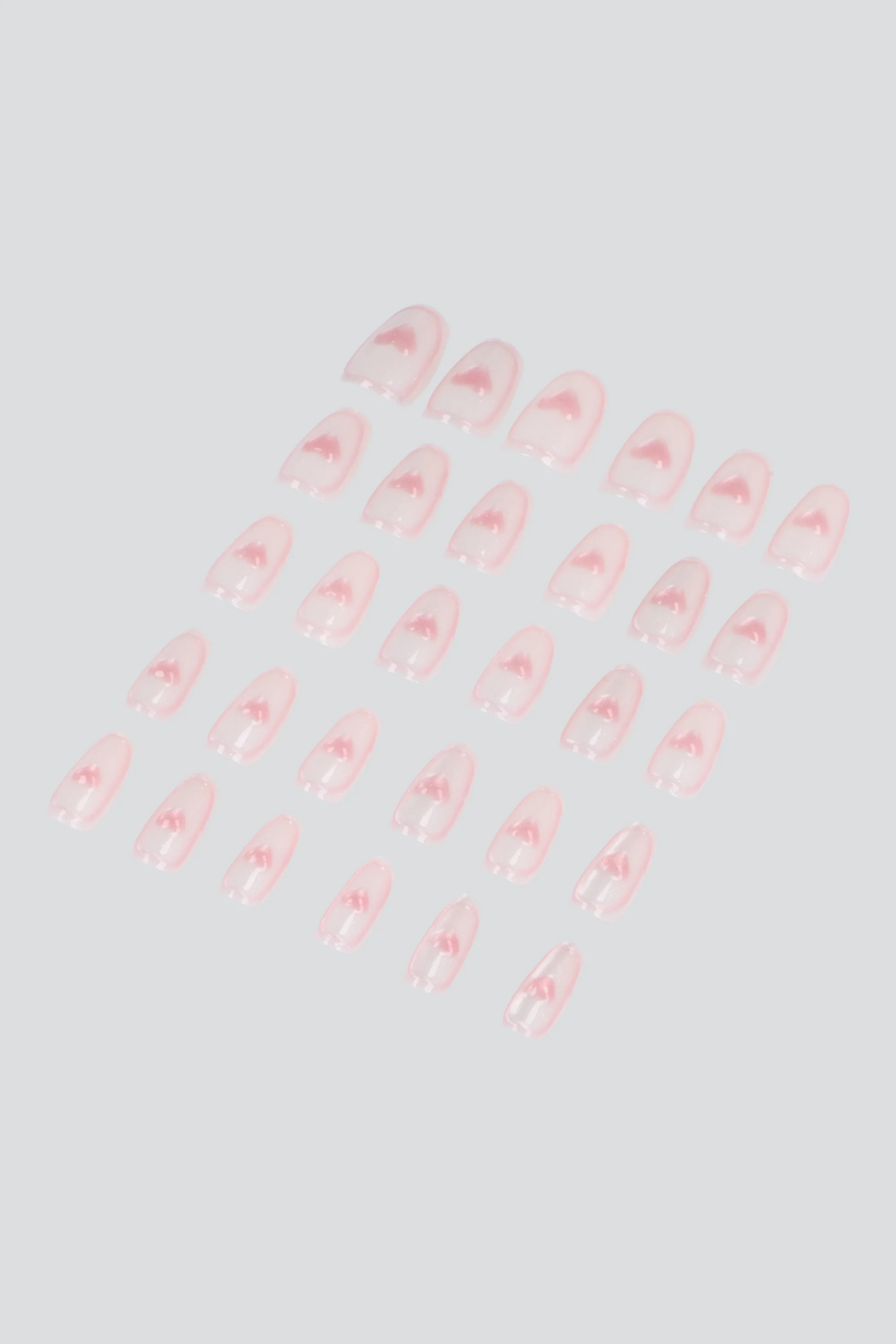 Set 30 uñas corazon efecto ojo de gato - Image 3