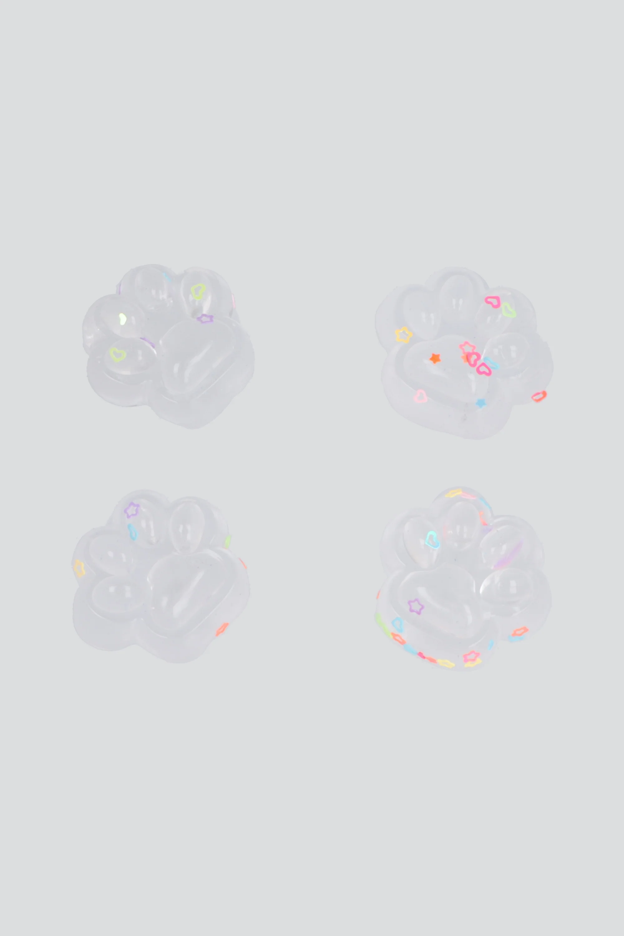 Set 4 squishies mini huellitas - Image 2