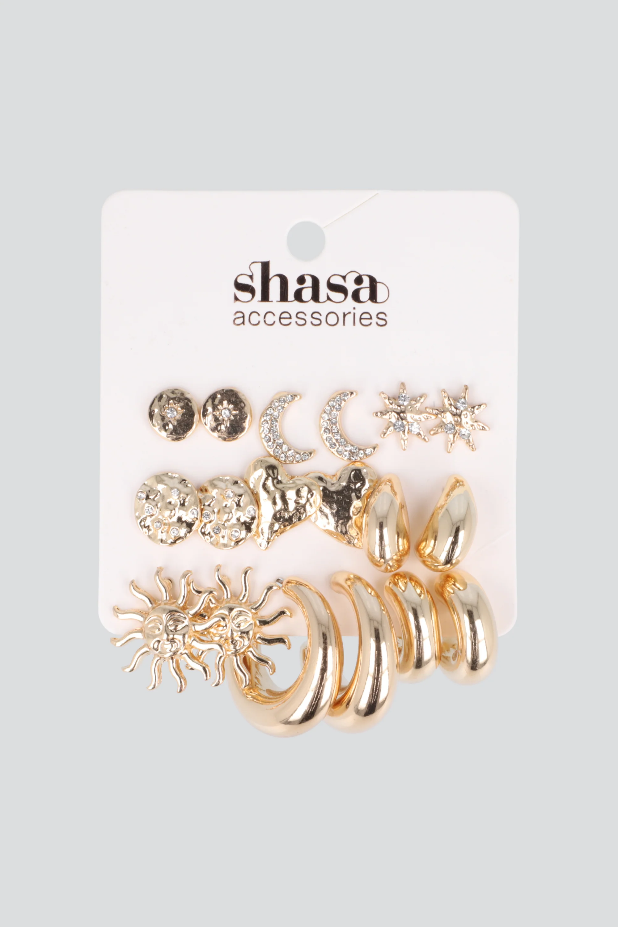 SET 9 PARES ARETES ARRACADAS