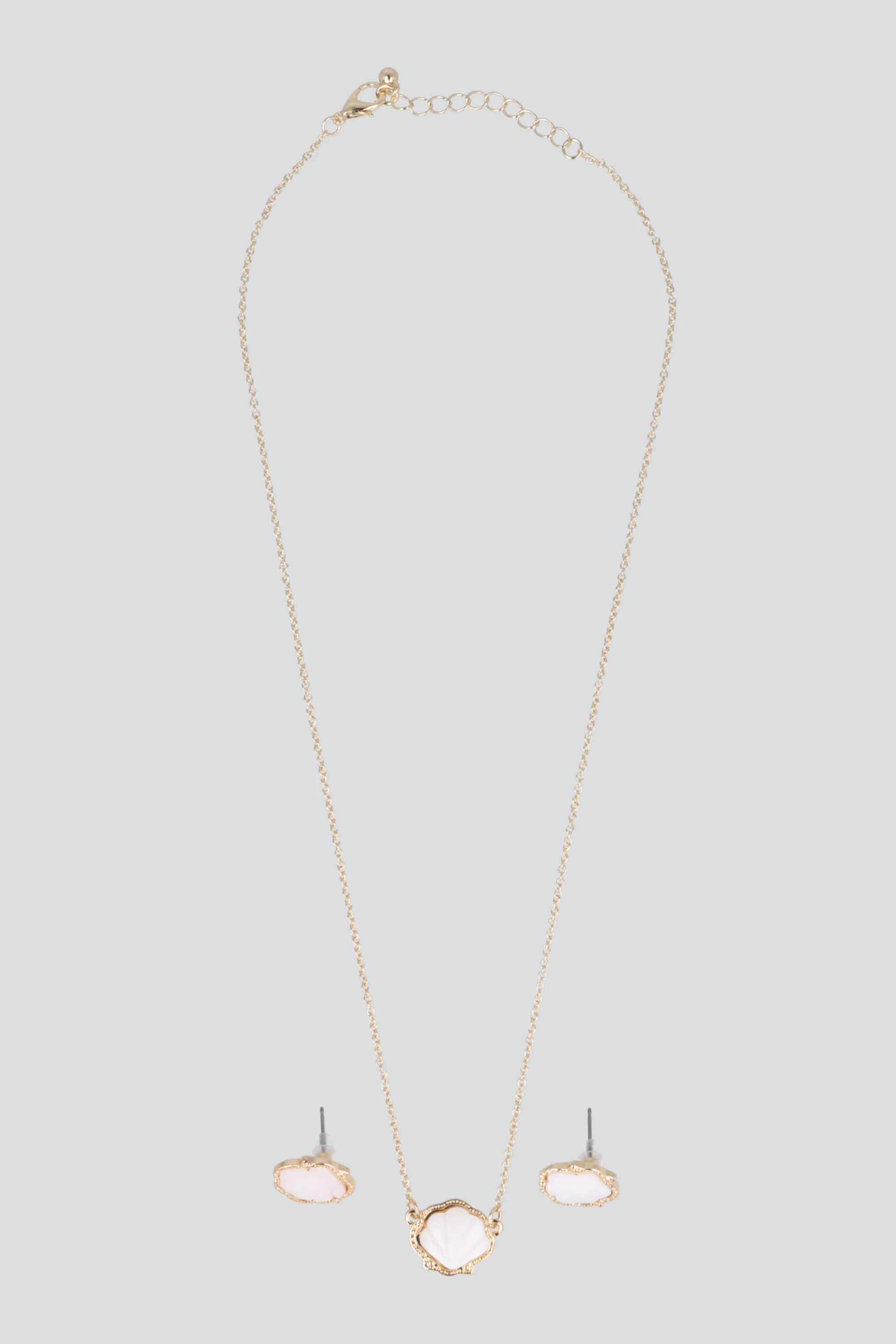 SET ARETES COLLAR DIANTY CONCHA - Image 2