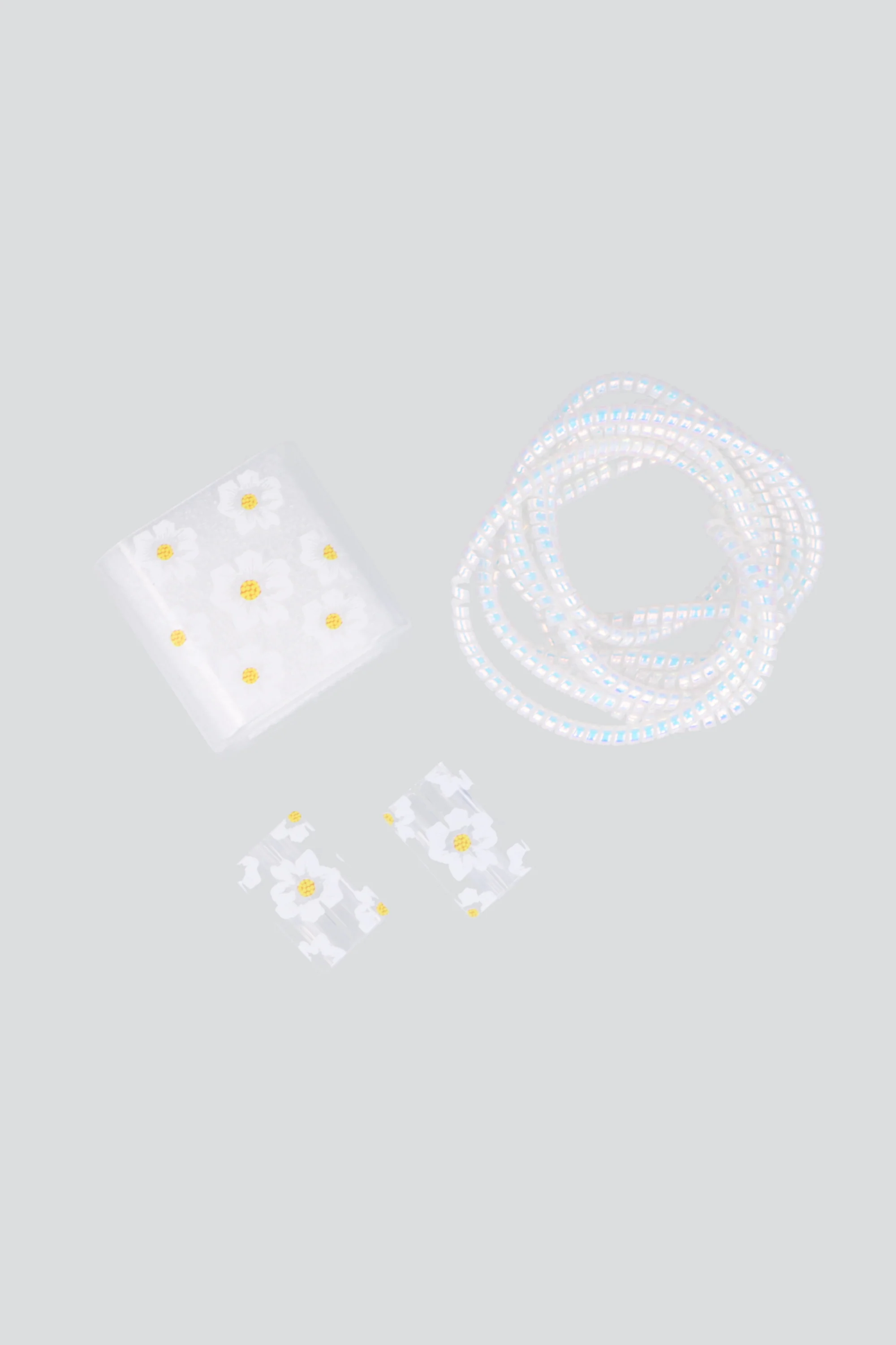 Set cubre cargador daisies
