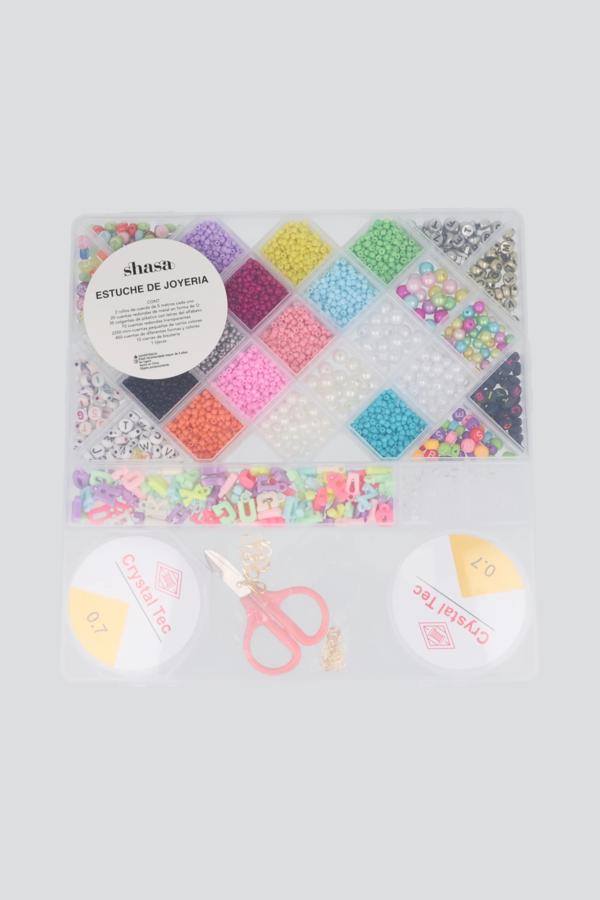 Set cuentas pulsera rombos