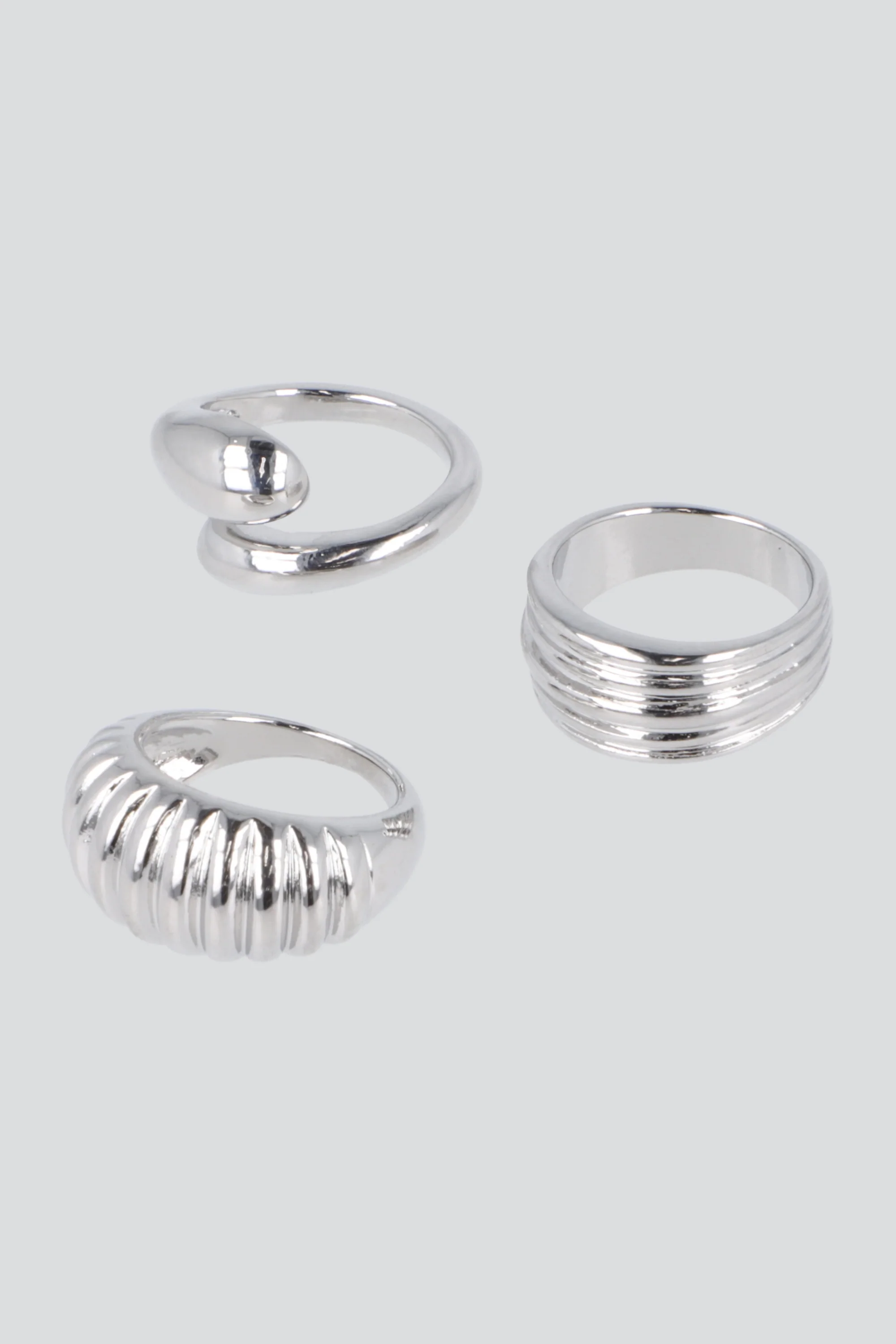 Set de 3 anillos de metal - Image 2
