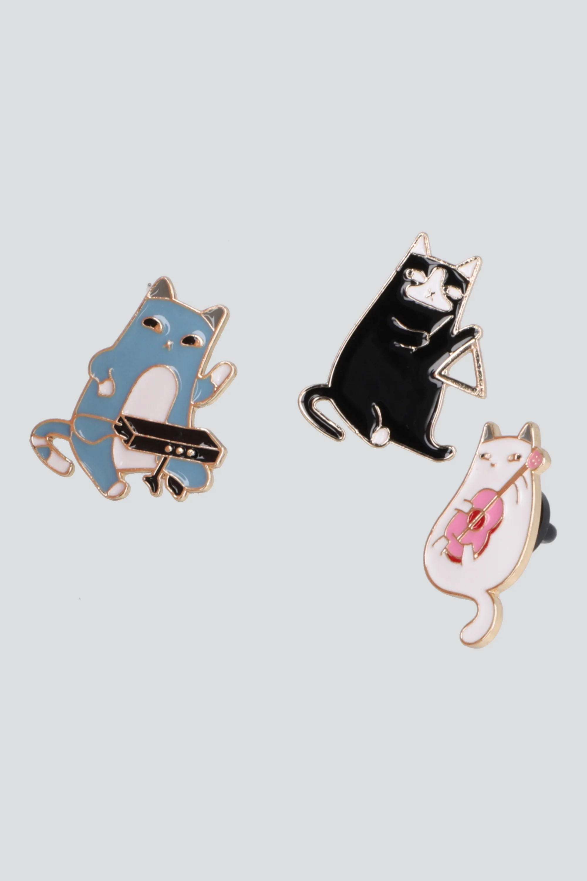 Set De 3 Pines Gatos Trovadores - Image 2