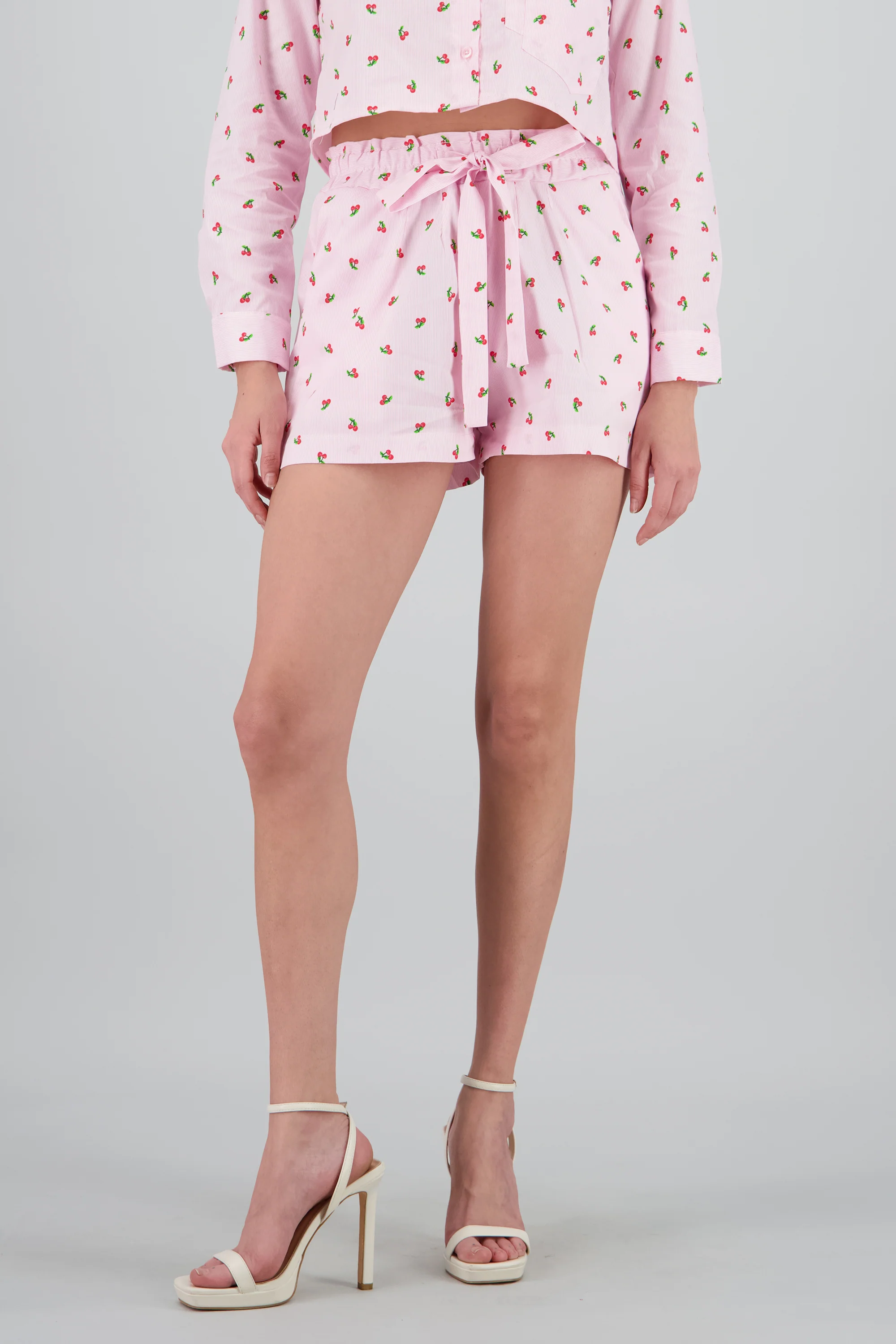 Shorts minis detalle lazo cerezas - Image 2