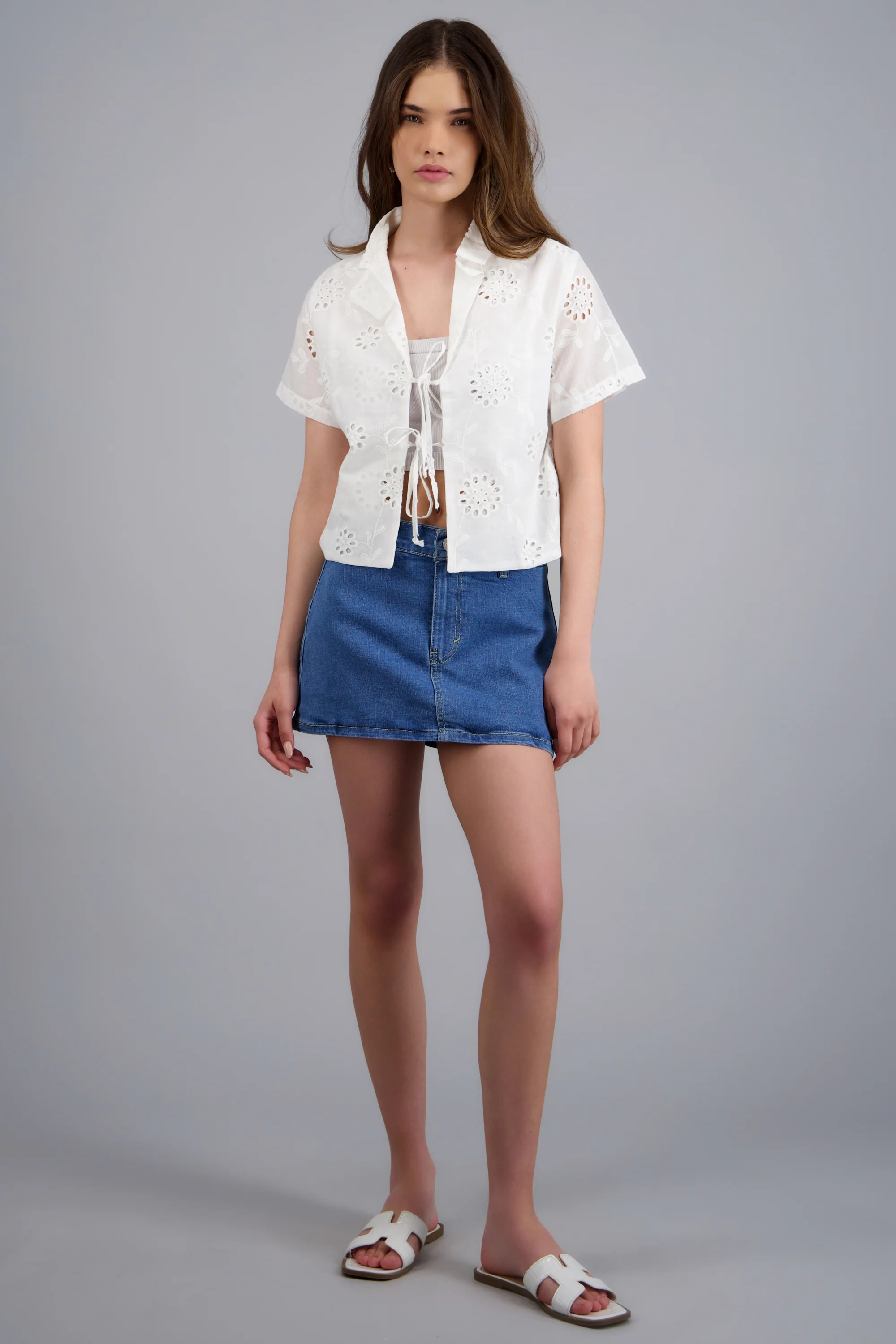 Skort denim recta - Image 3
