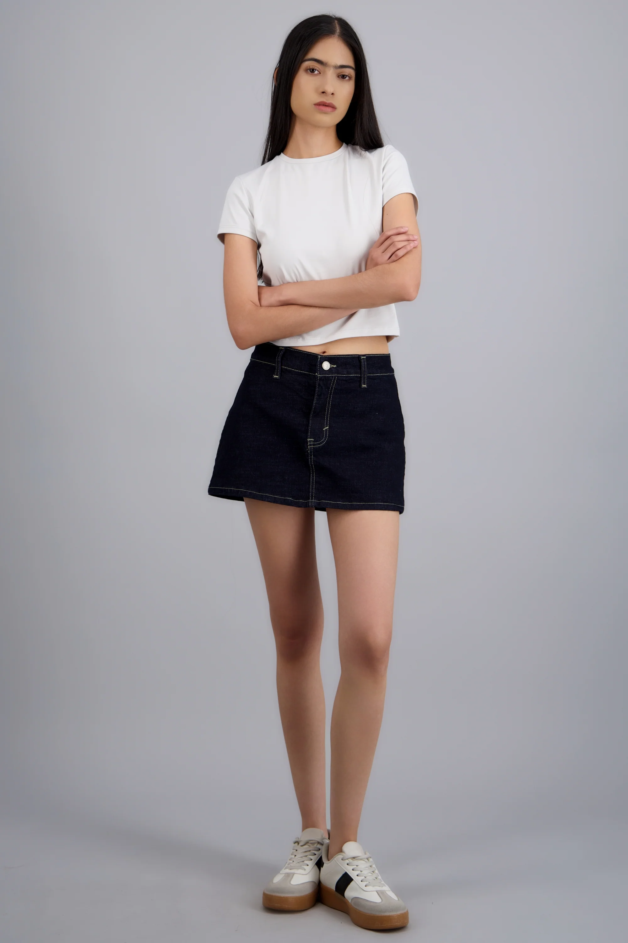 Skort denim recta - Image 3