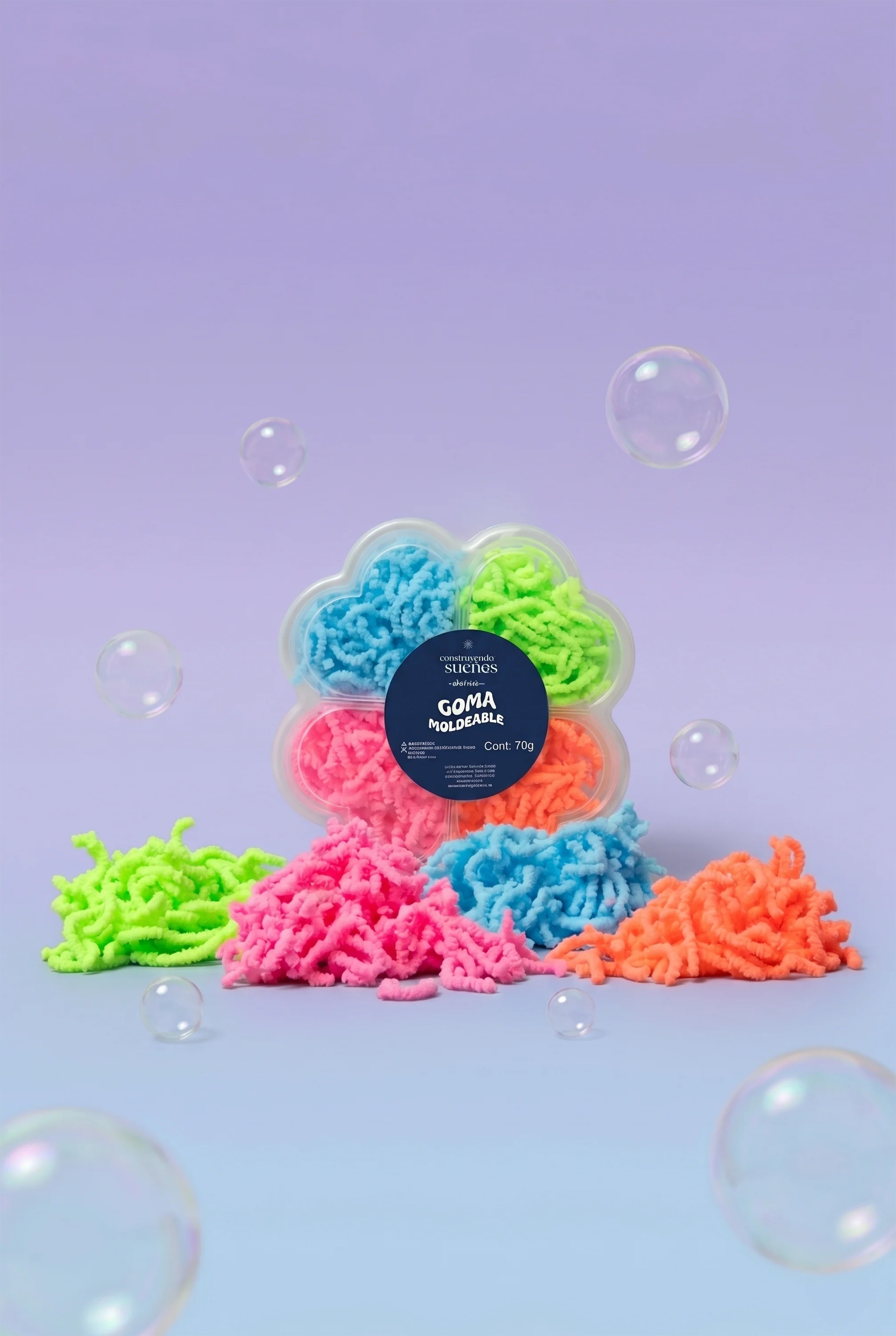 Slime gusanos divertidos