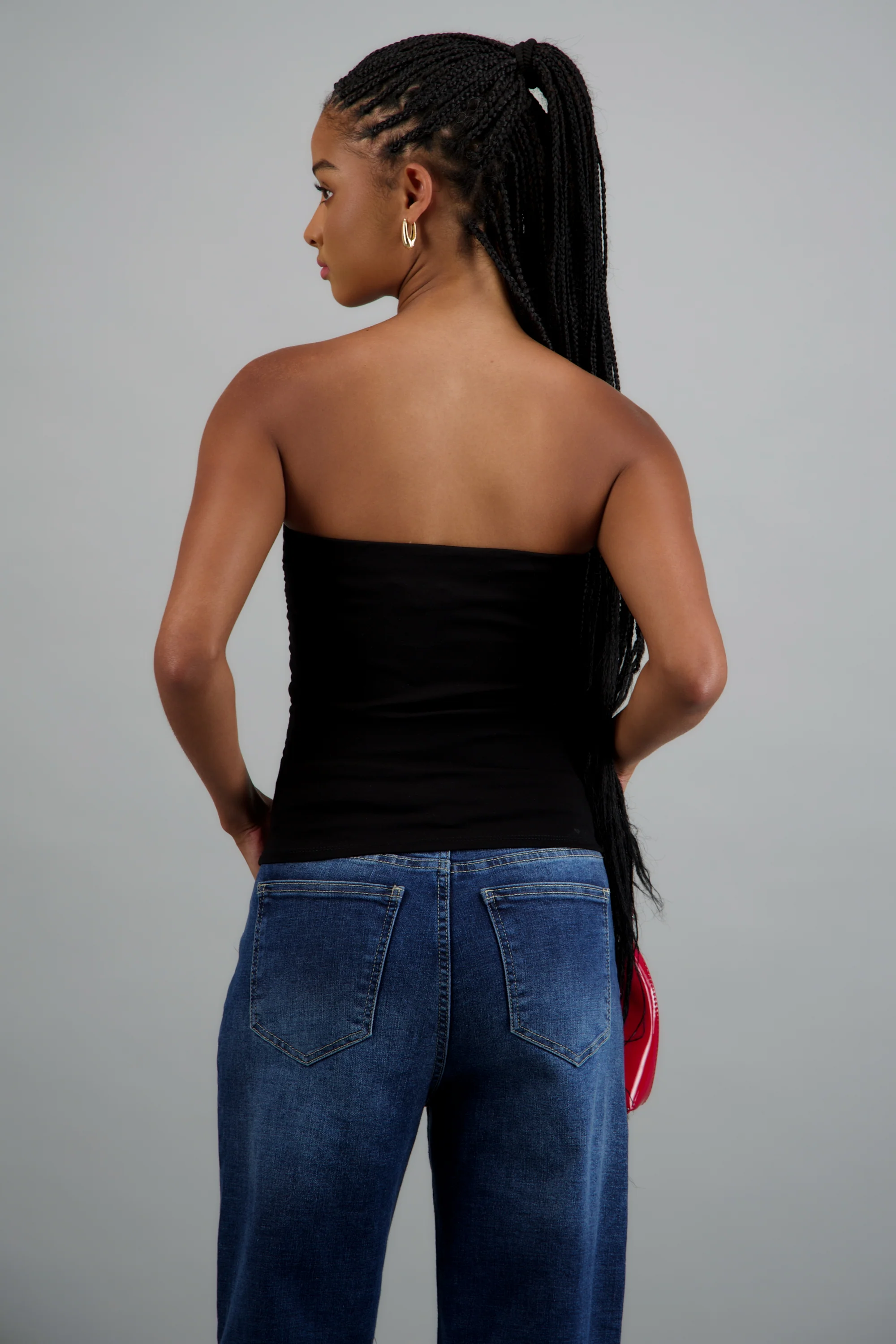 Strapless top detalle costado - Image 4
