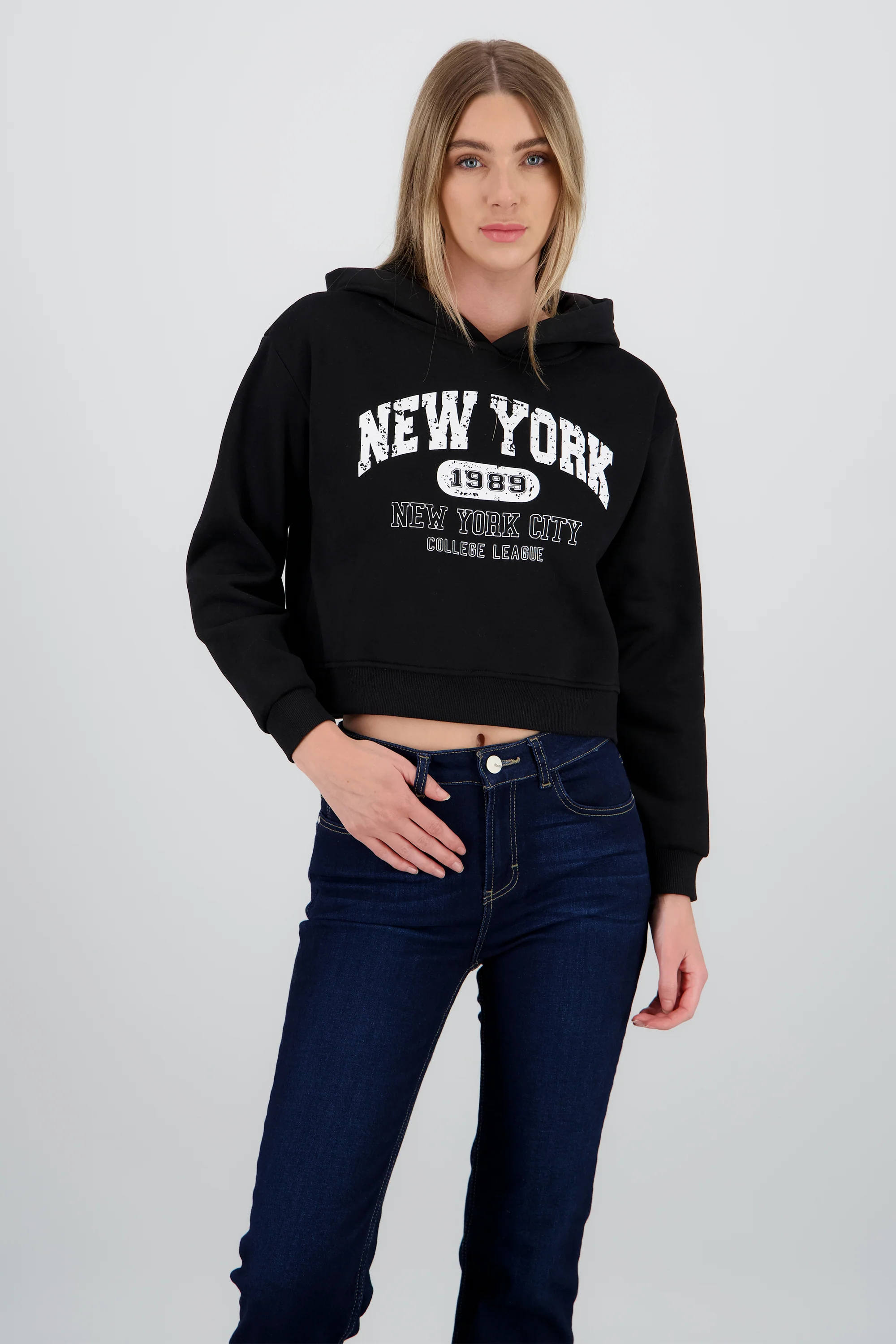 Sudadera corta new york - Image 2