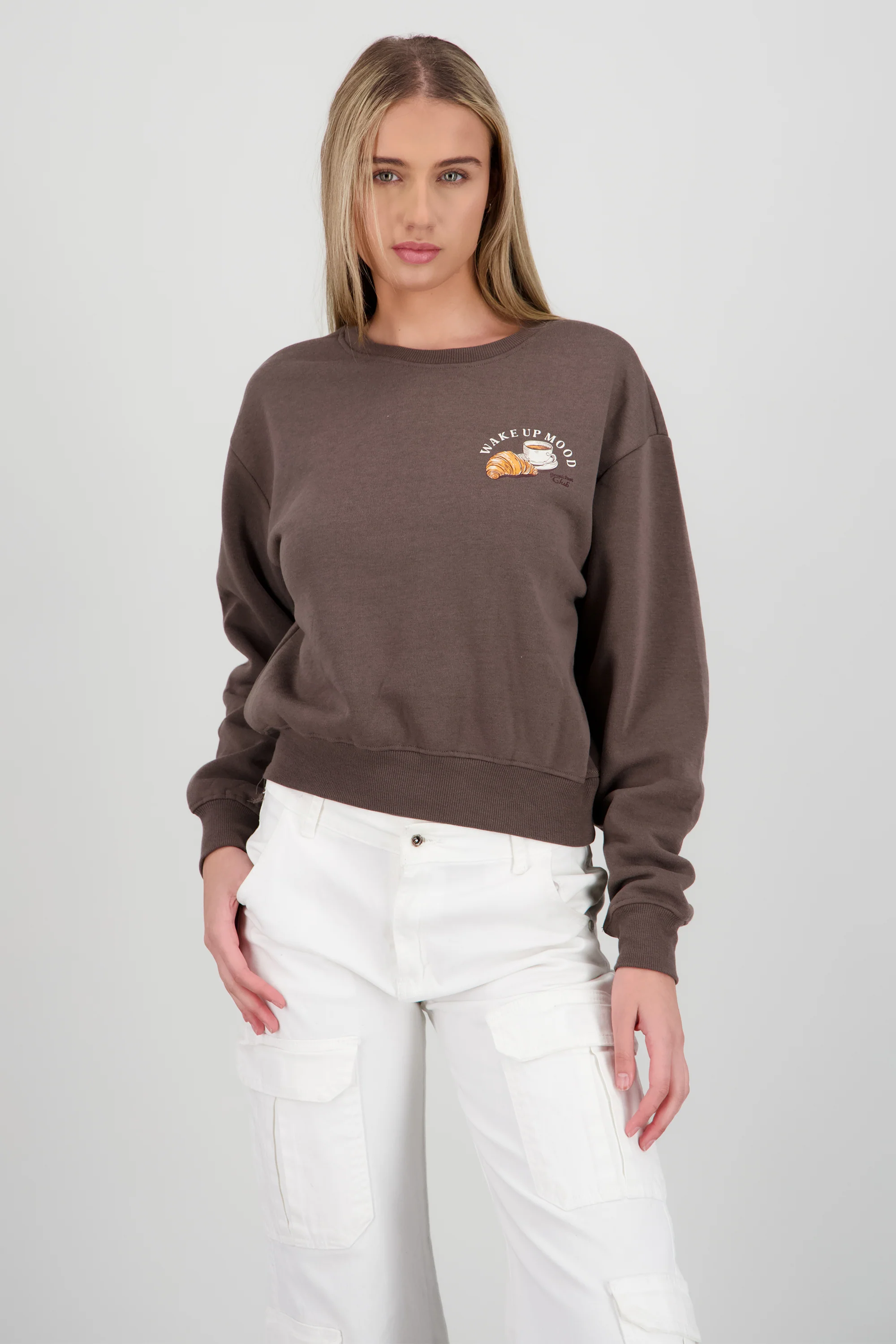 Sudadera estampado good morning - Image 3
