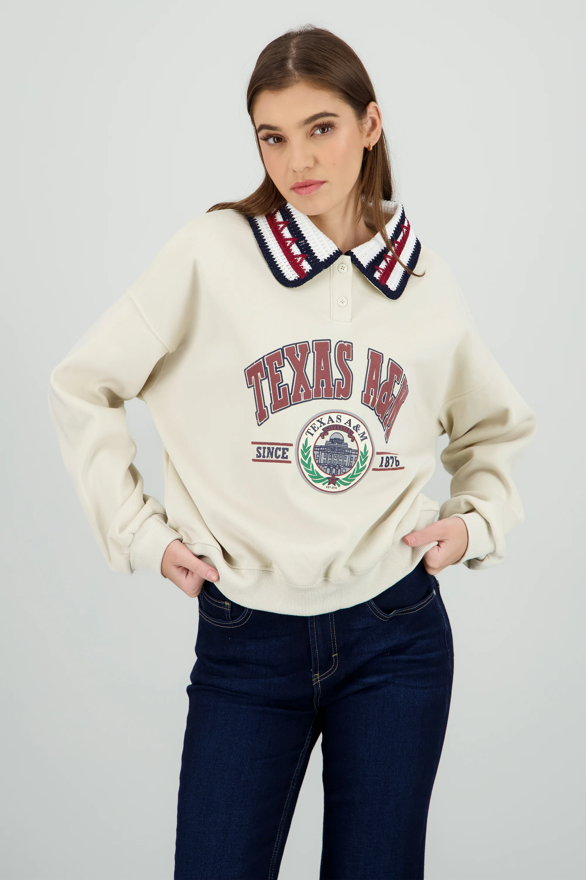 Sudadera polo estampado texas - Image 2
