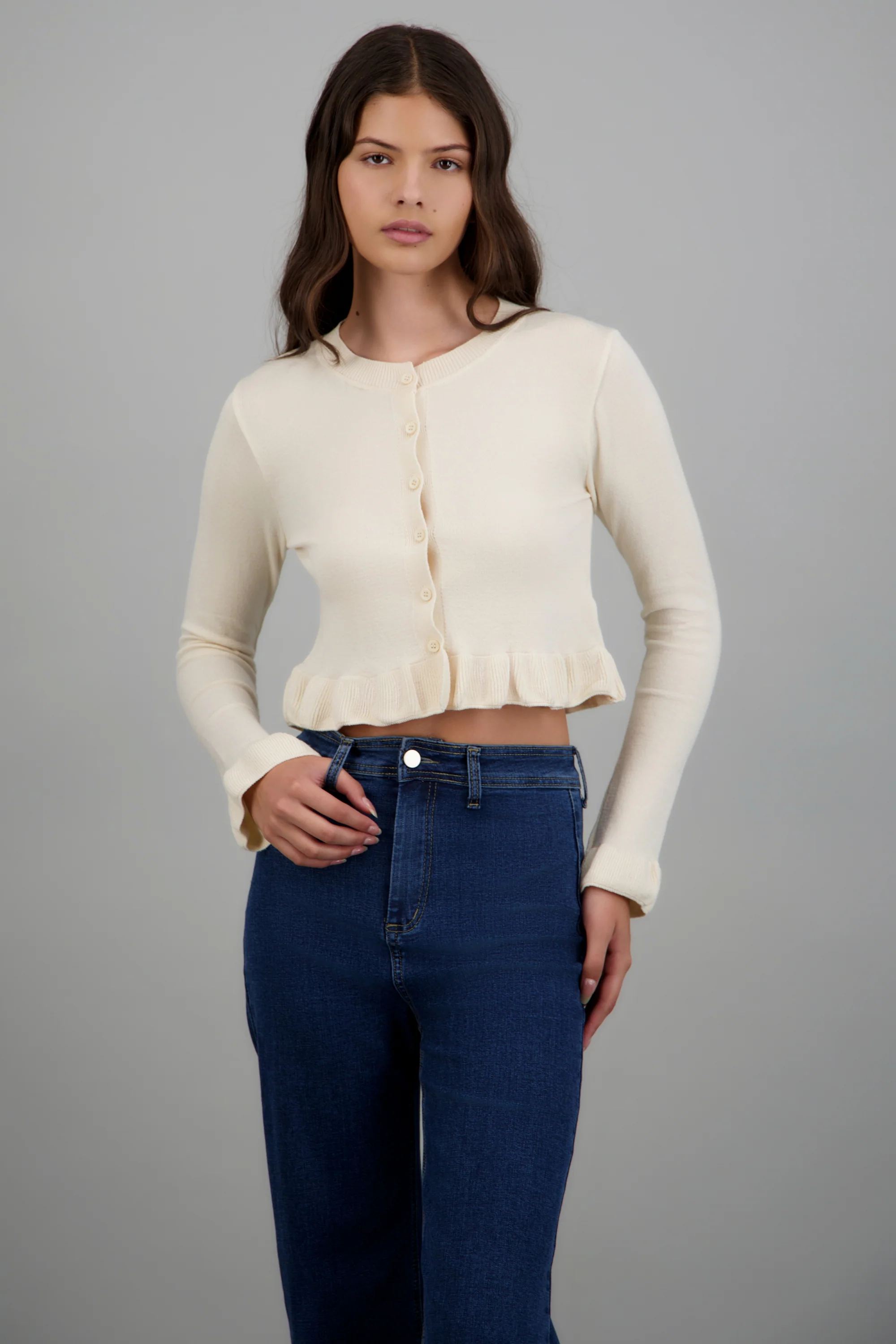 Sueter ligero detalle olanes