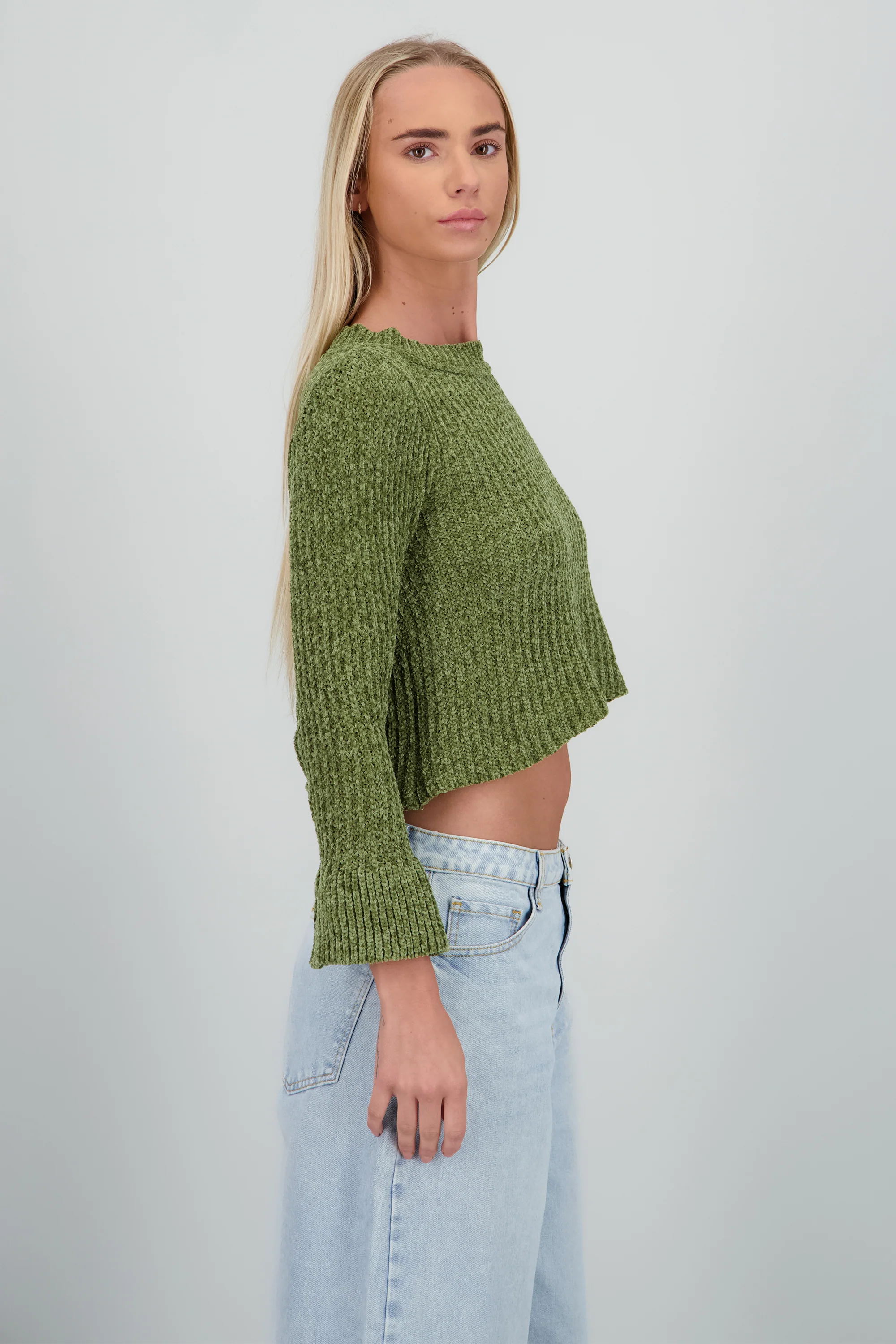 Sueter suave manga peplum - Image 3