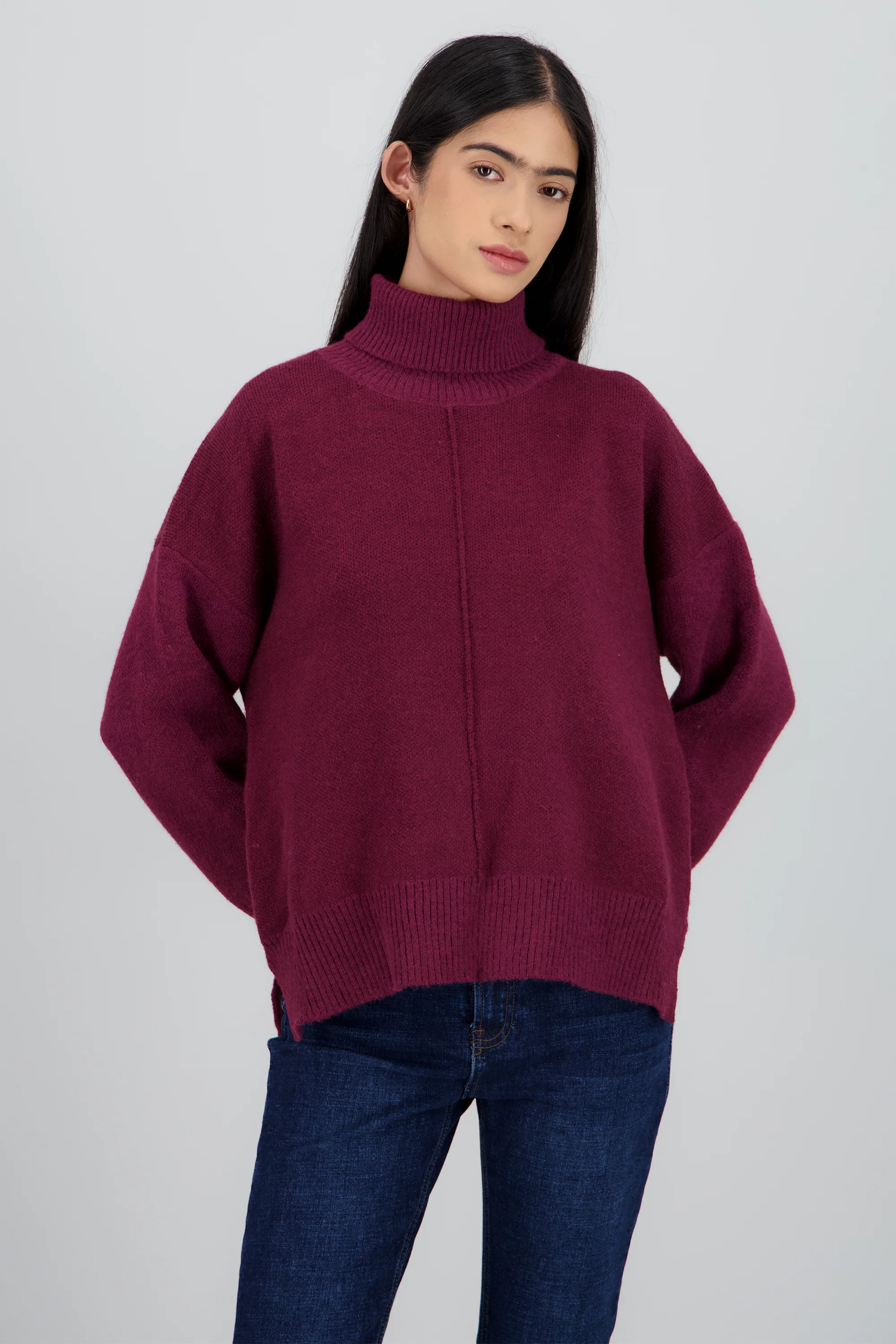 Sueter tejido cuello alto - Image 2