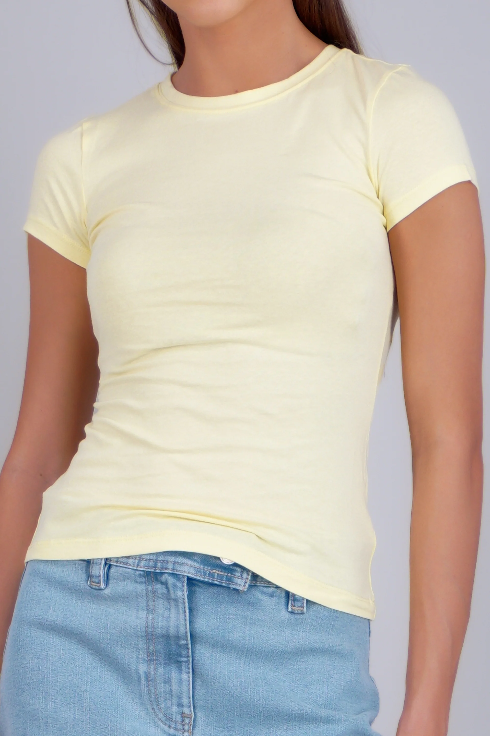T-shirt manga corta liso - Image 5