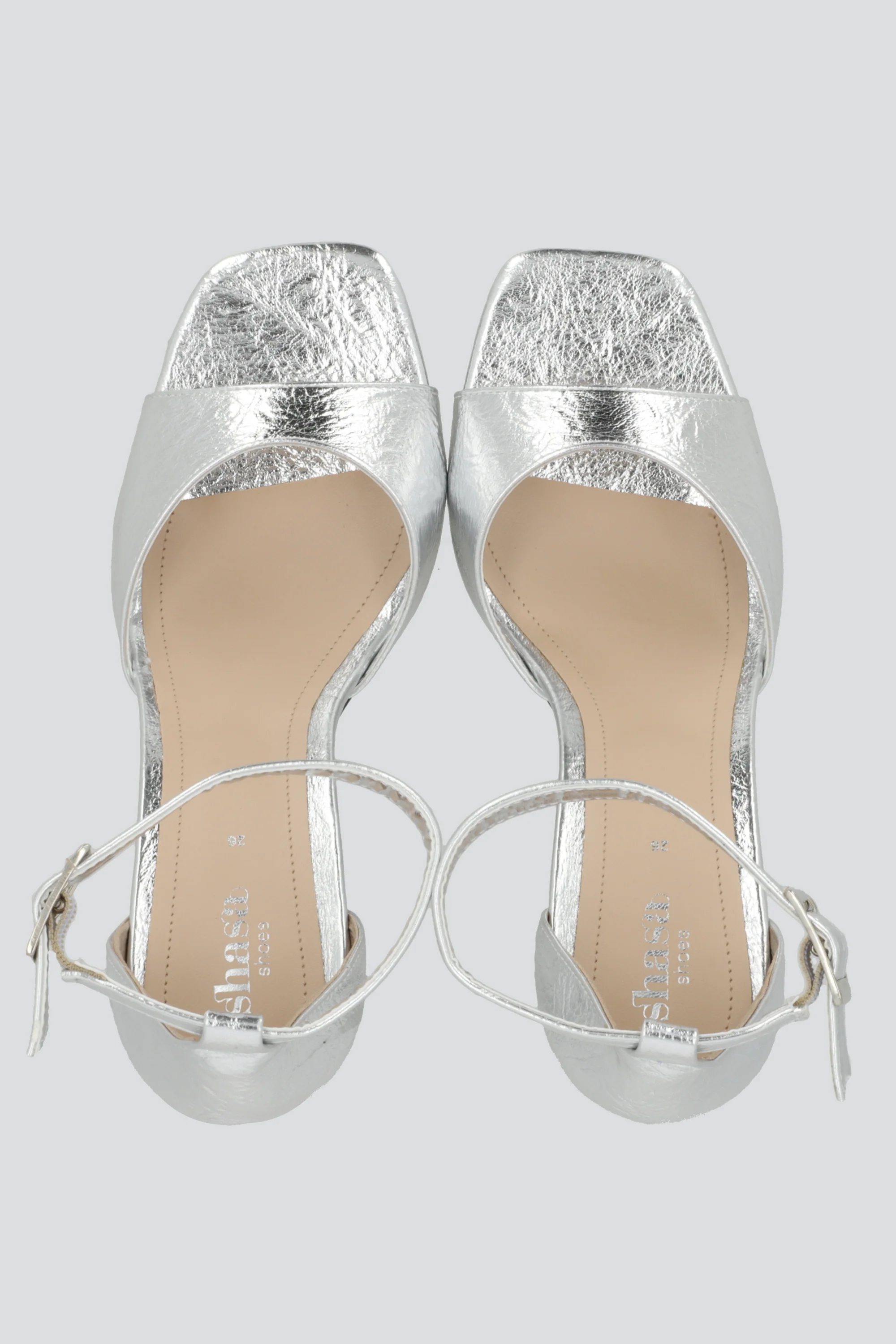Tacon peep toe craquelado - Image 3