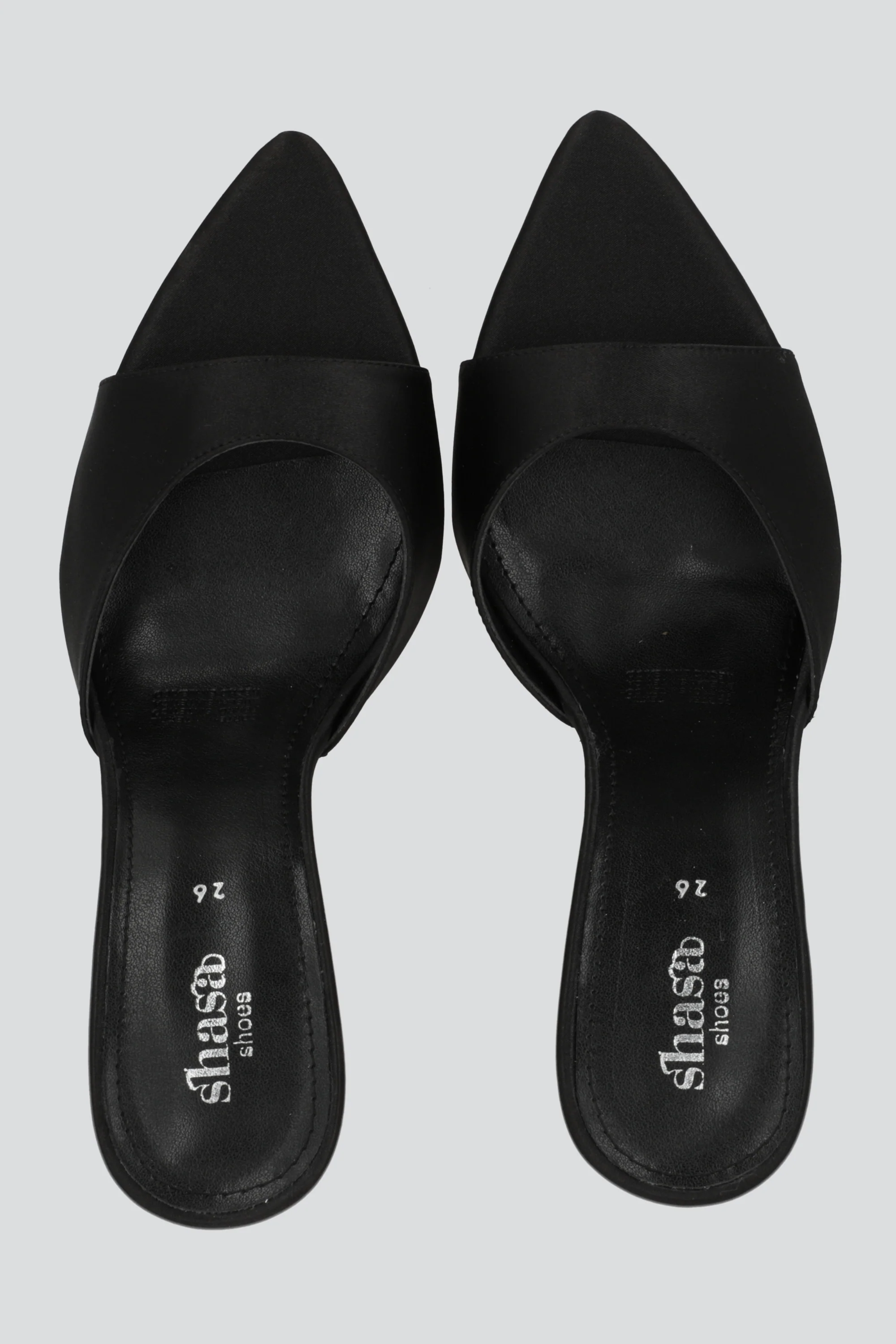 Tacon pointy pep toe satin - Image 3