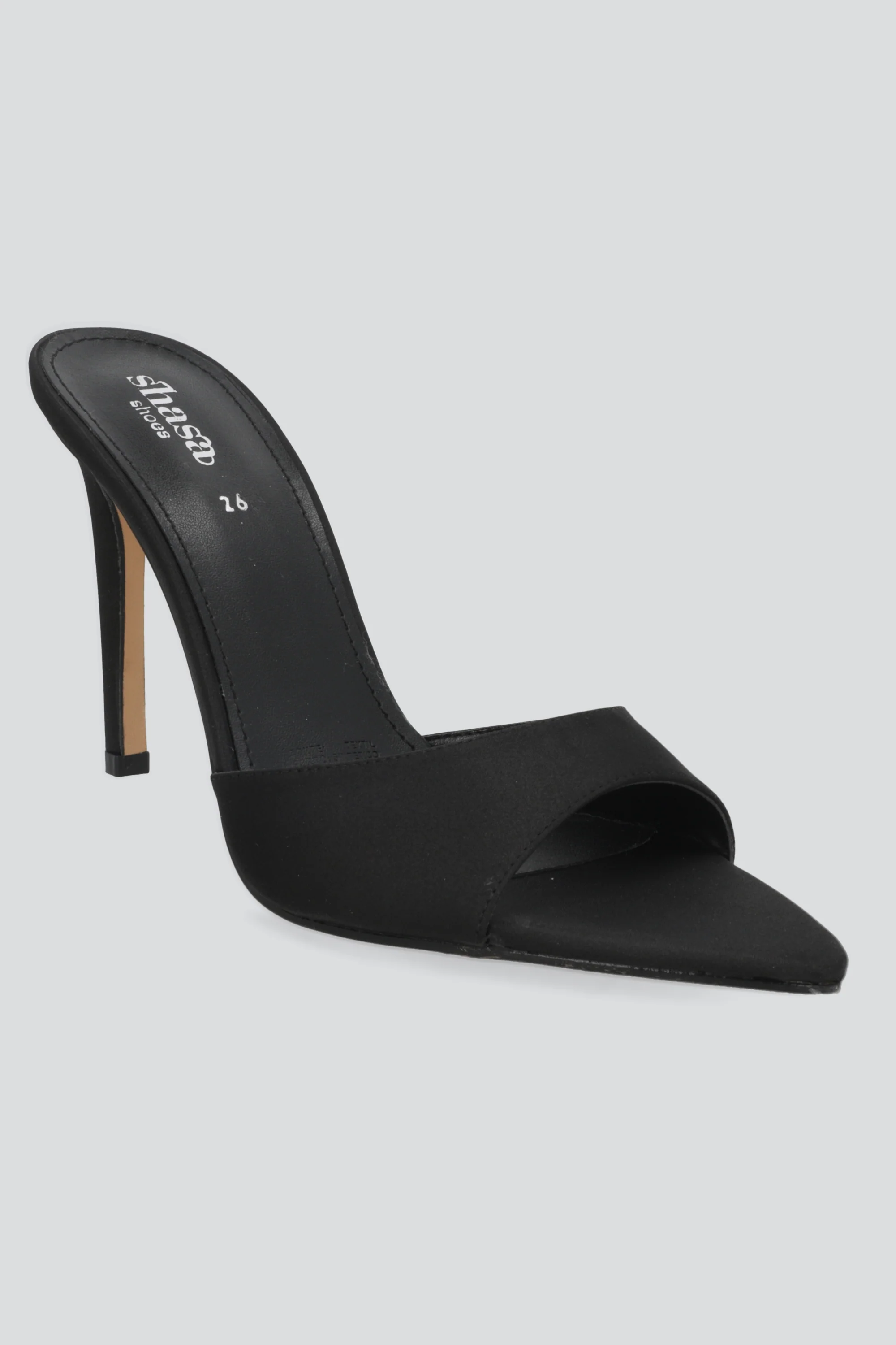Tacon pointy pep toe satin - Image 4