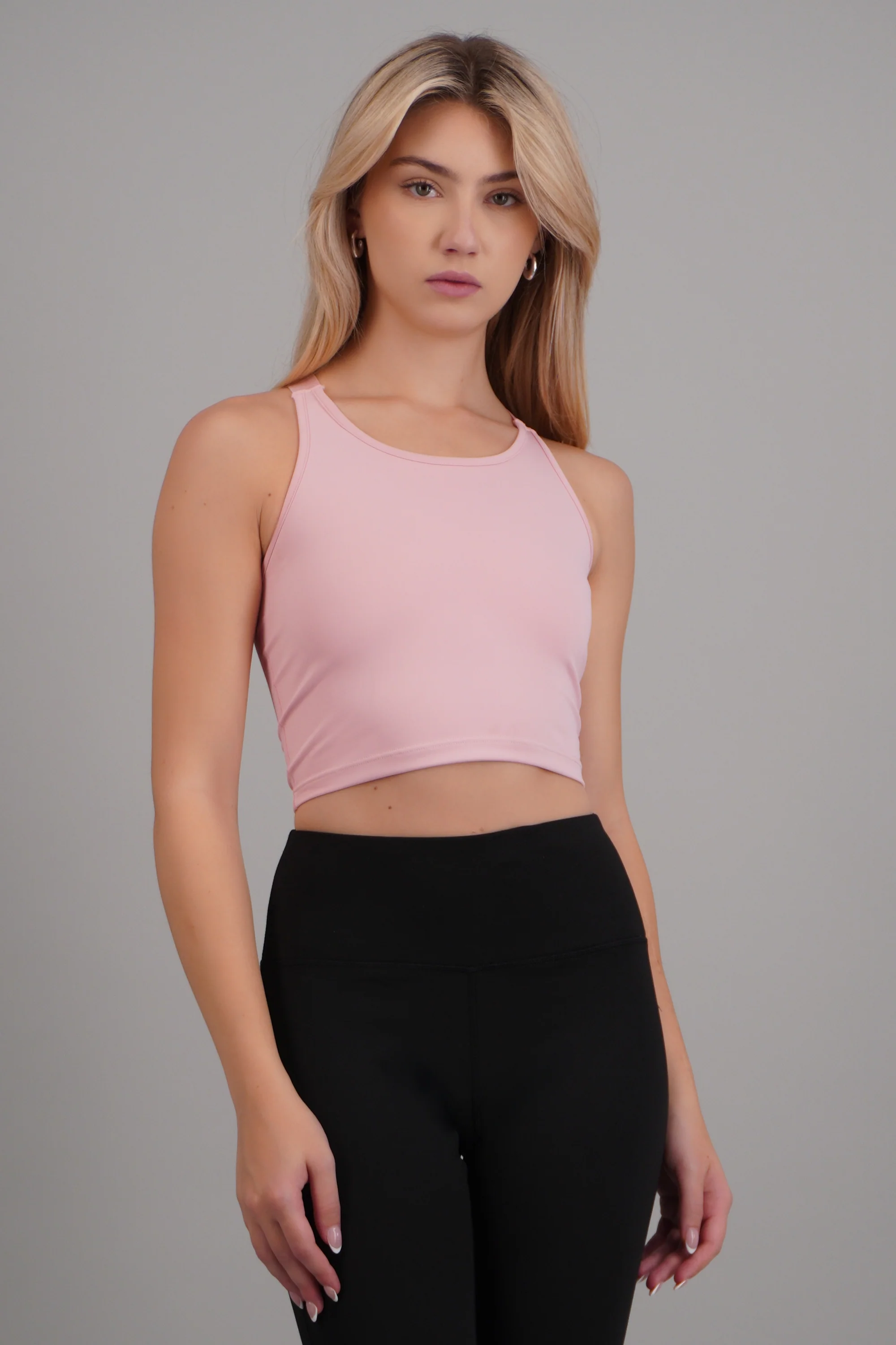 Tank top deportivo espalda cruzada