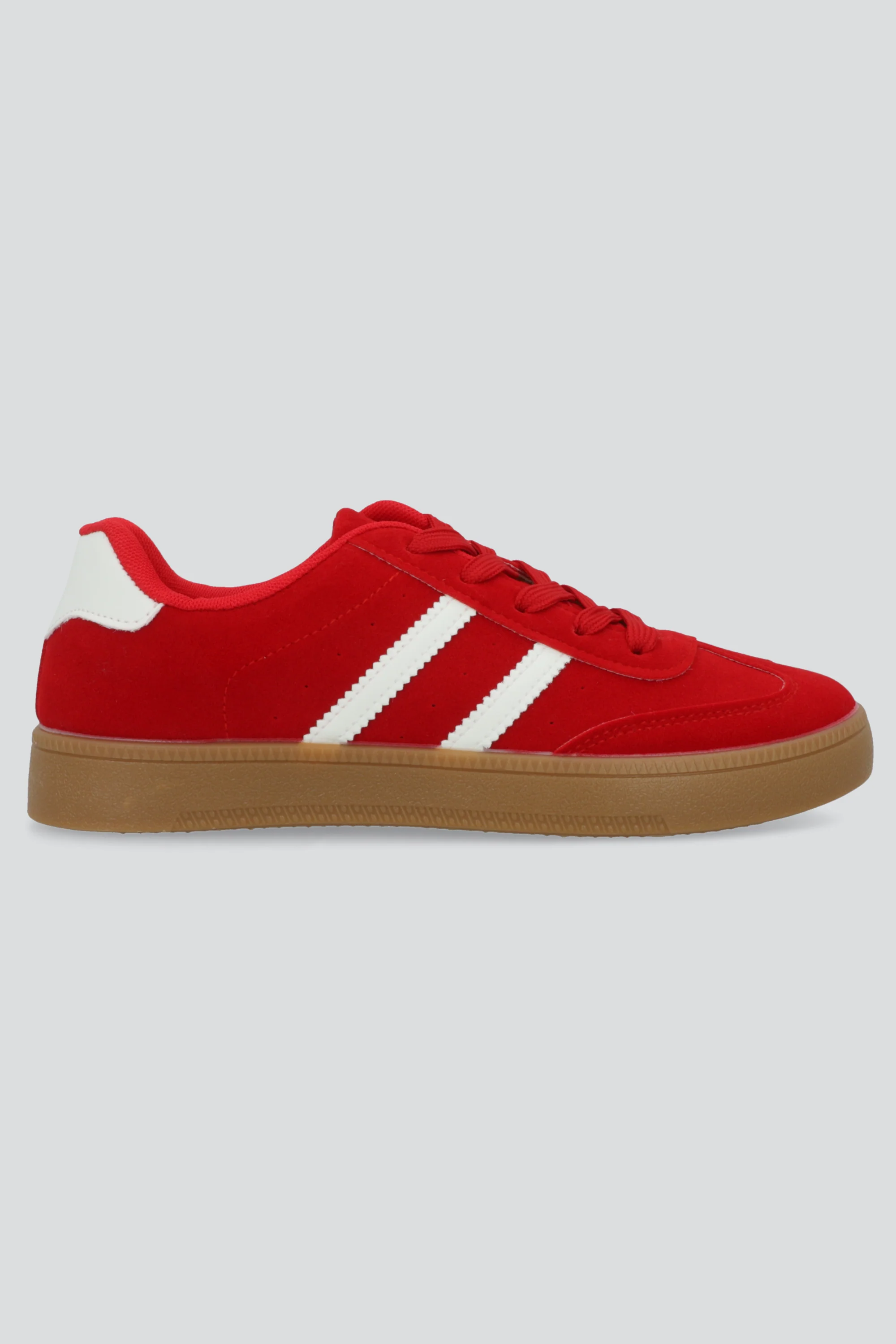 Tenis casual rayas punta suede - Image 2
