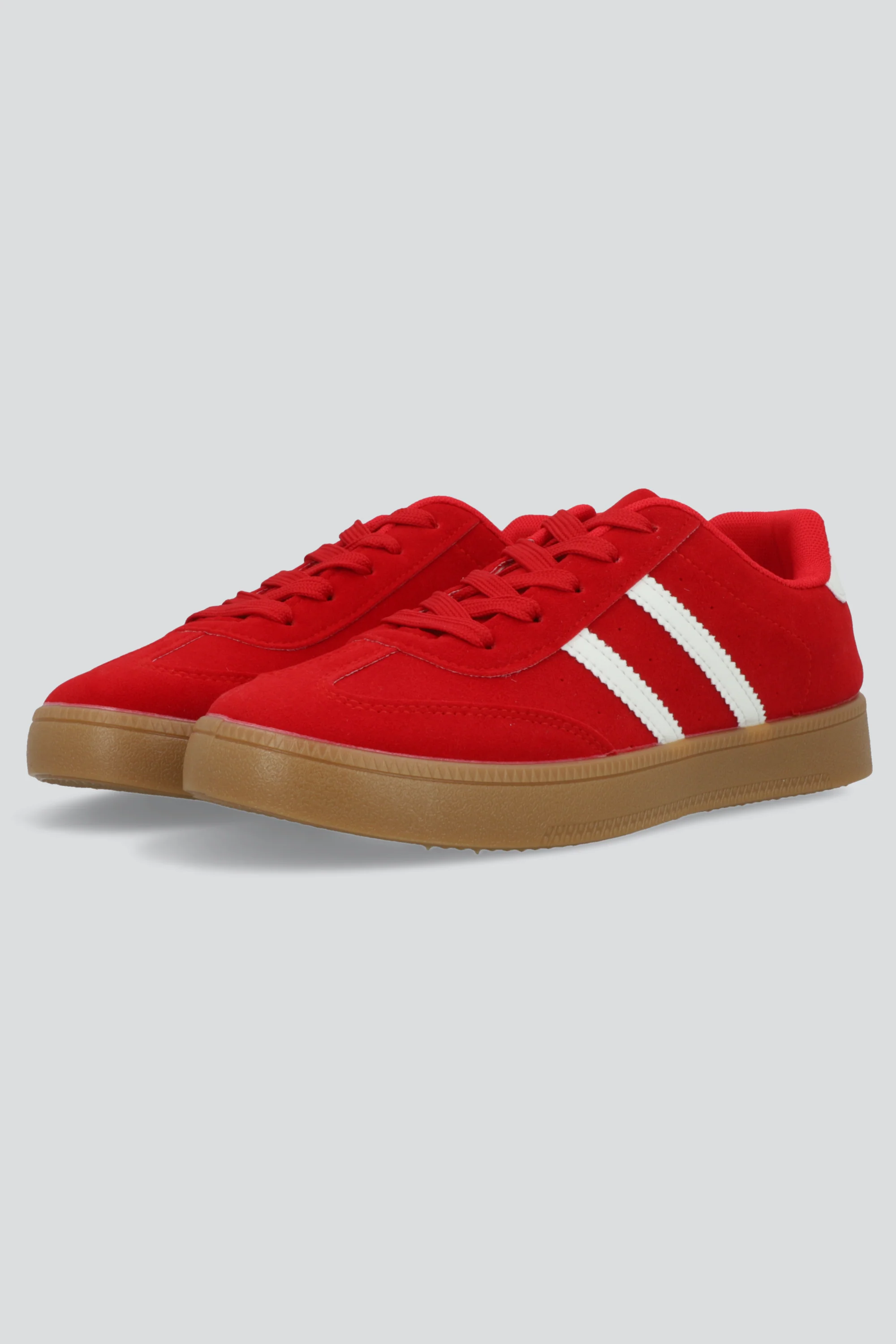 Tenis casual rayas punta suede - Image 3