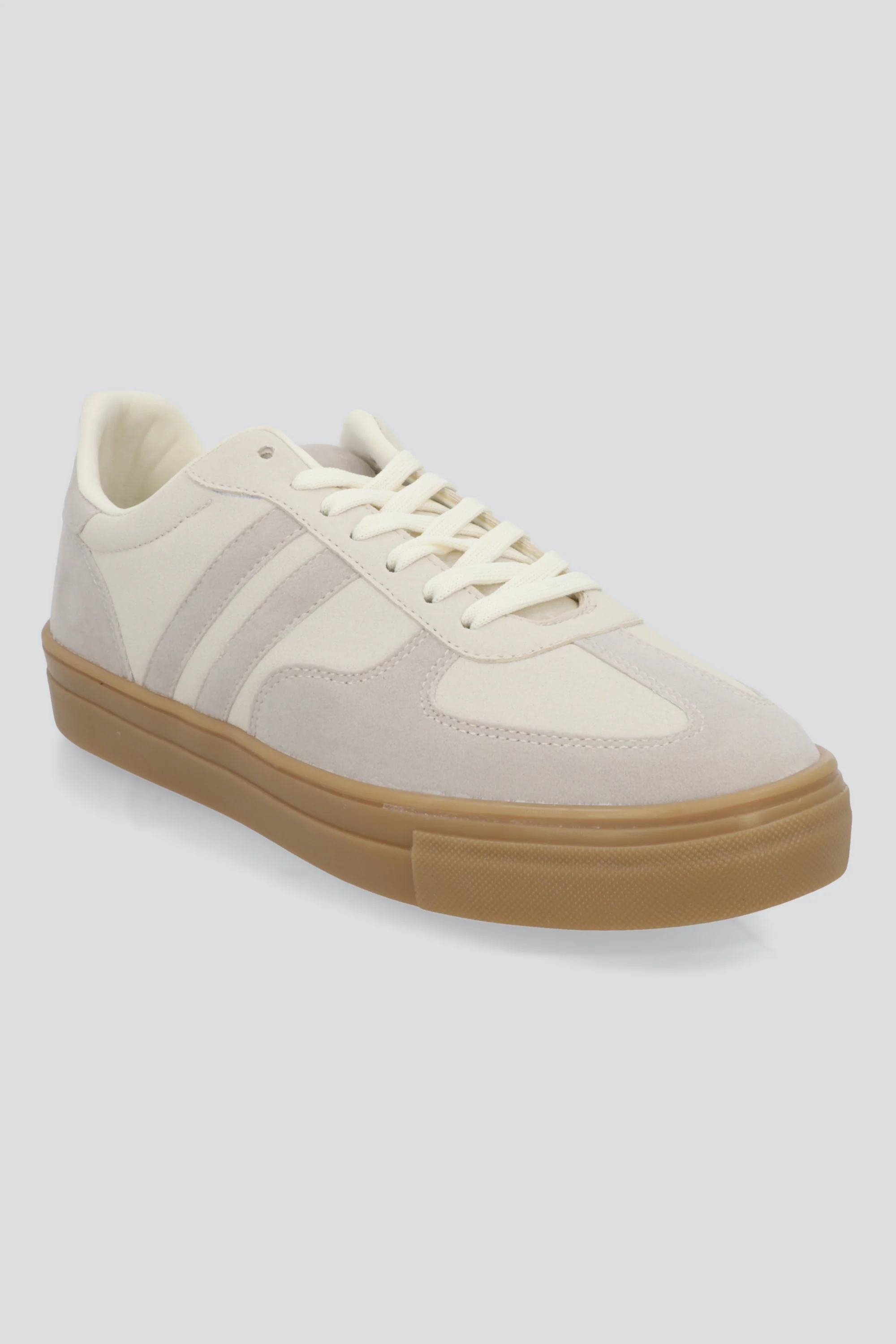Tenis dos lineas suela alta gamucina - Image 4